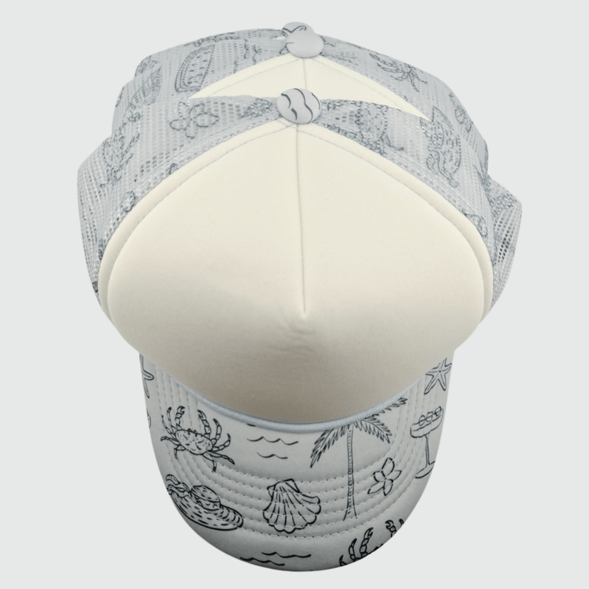 TEELUX - TRUCKER HAT BLANK - BLUE COASTAL - Wander Together Outfitters