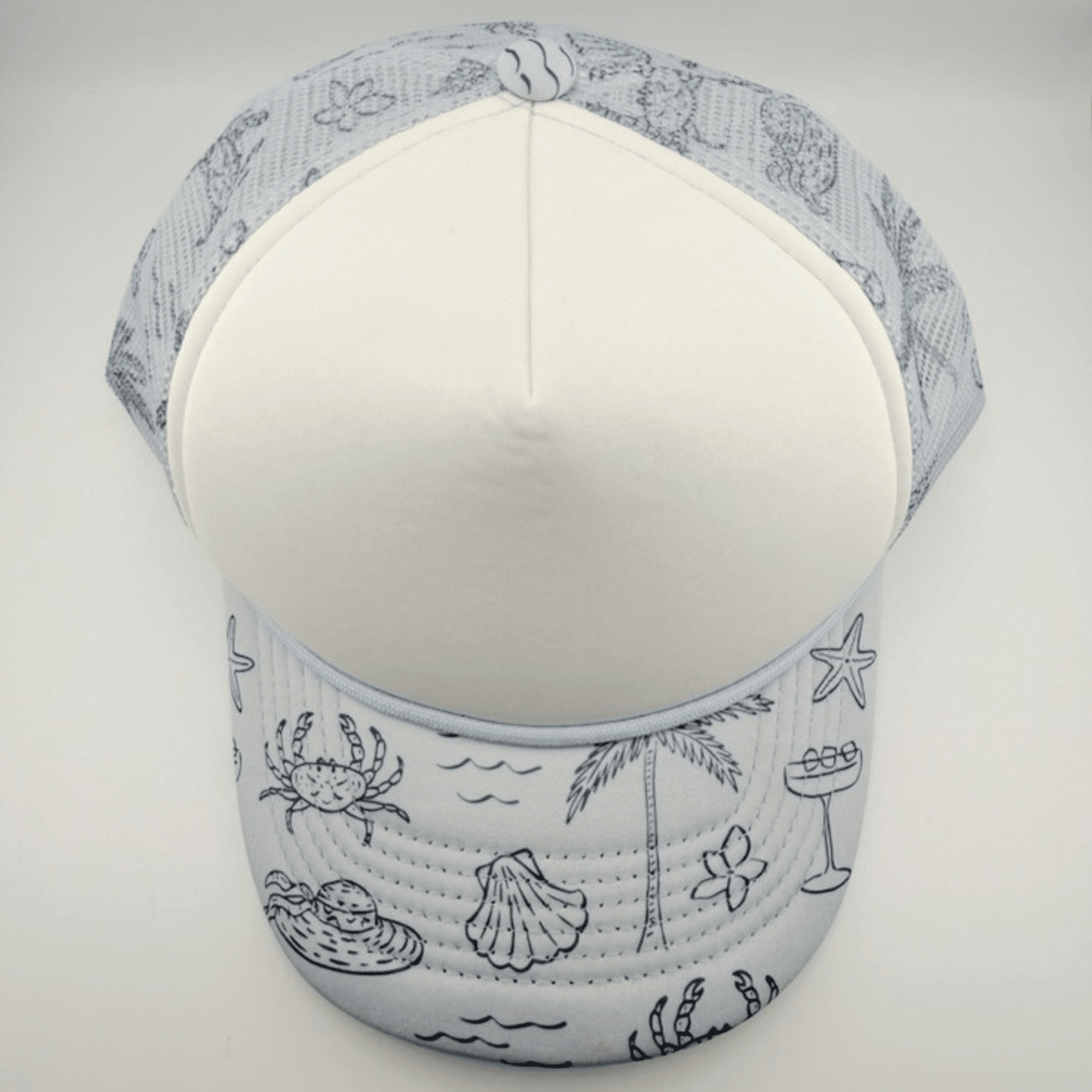 TEELUX - TRUCKER HAT BLANK - BLUE COASTAL - Wander Together Outfitters
