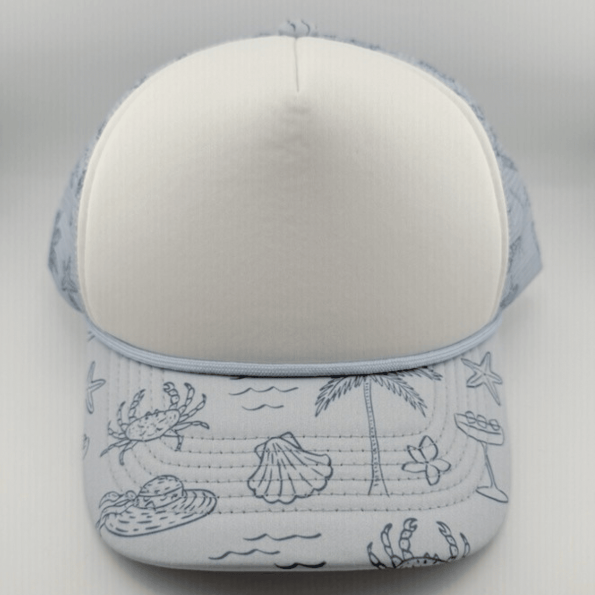 TEELUX - TRUCKER HAT BLANK - BLUE COASTAL - Wander Together Outfitters