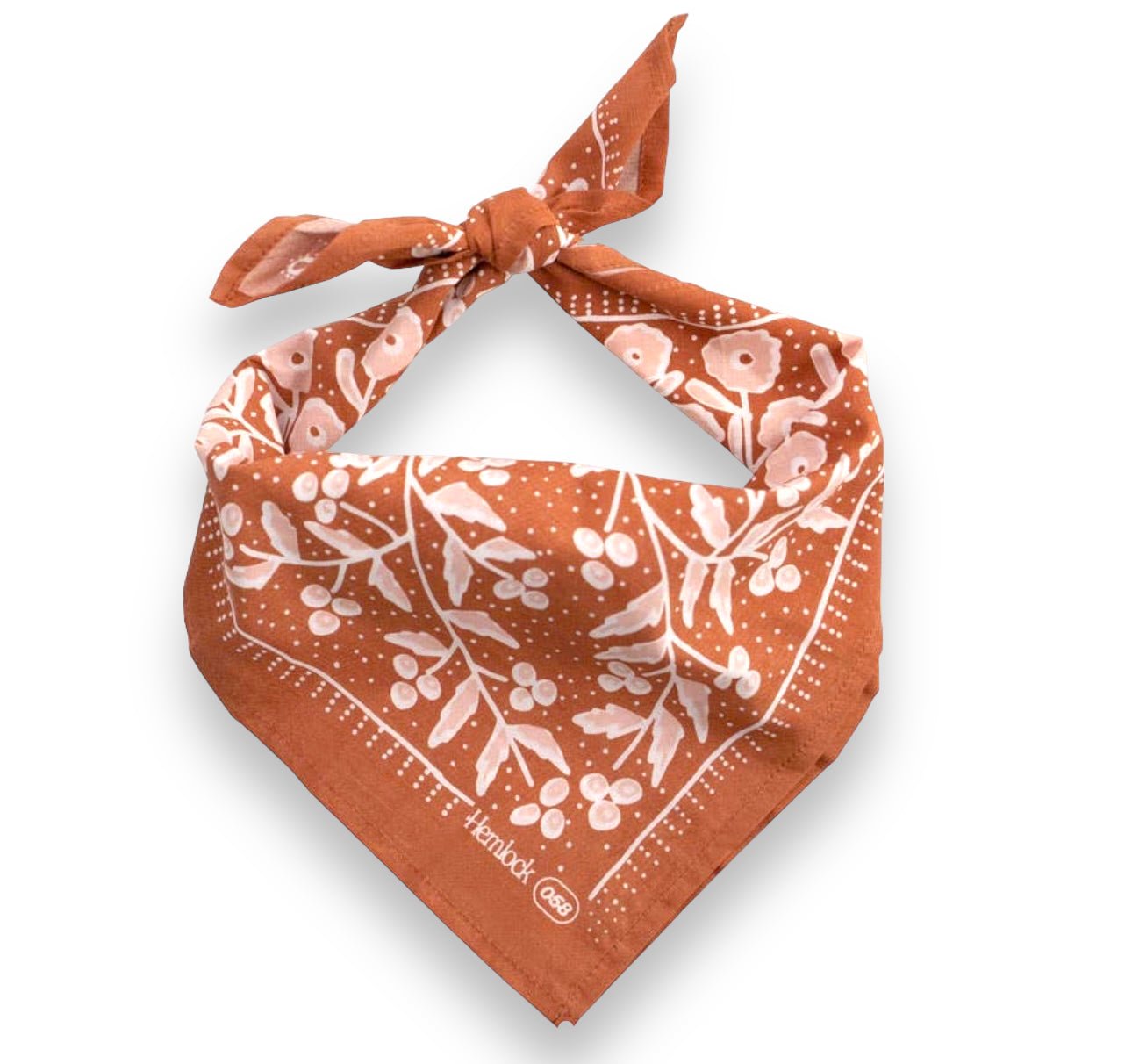 Terra Copper Floral Bandana No. 58 - Wander Together Outfitters