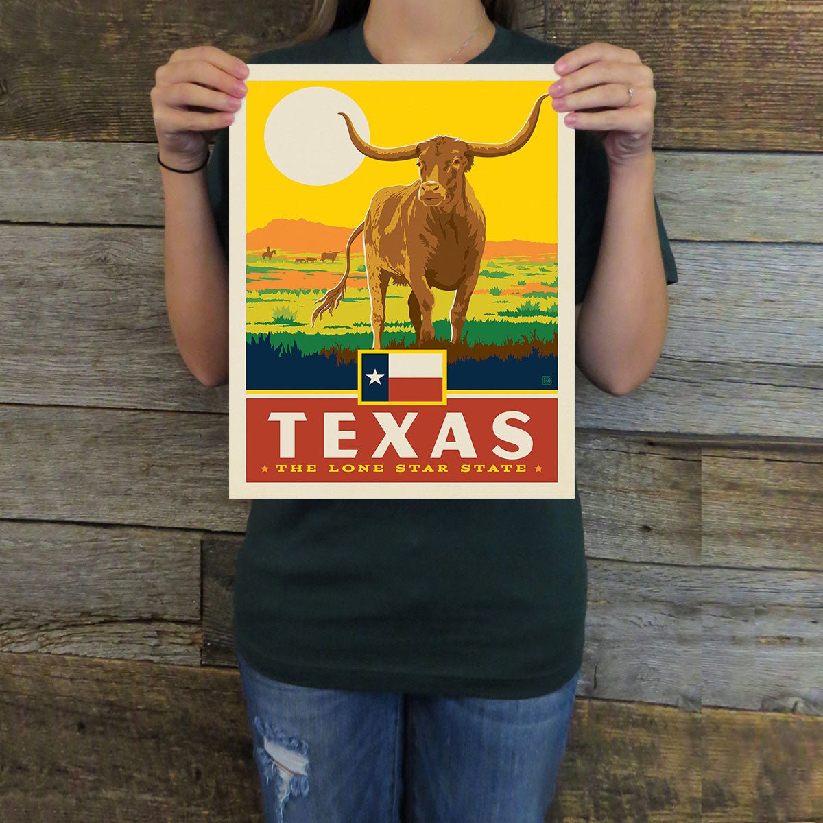 Texas (State Pride) Art Print - Wander Together Outfitters