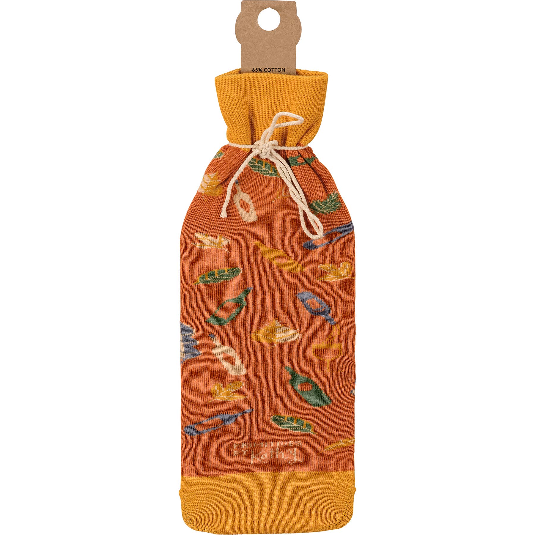 “Thankful For Wine Lots Of Wine” Bottle Sock Decoration - Wander Together Outfitters