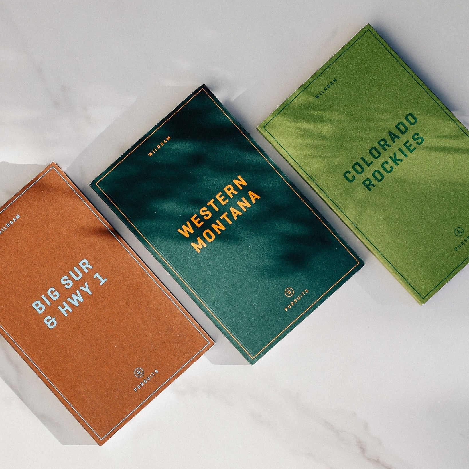 The Adventure Field Guide Set Collection: Rockies, Montana, Big Sur & Highway 1 - Wander Together Outfitters