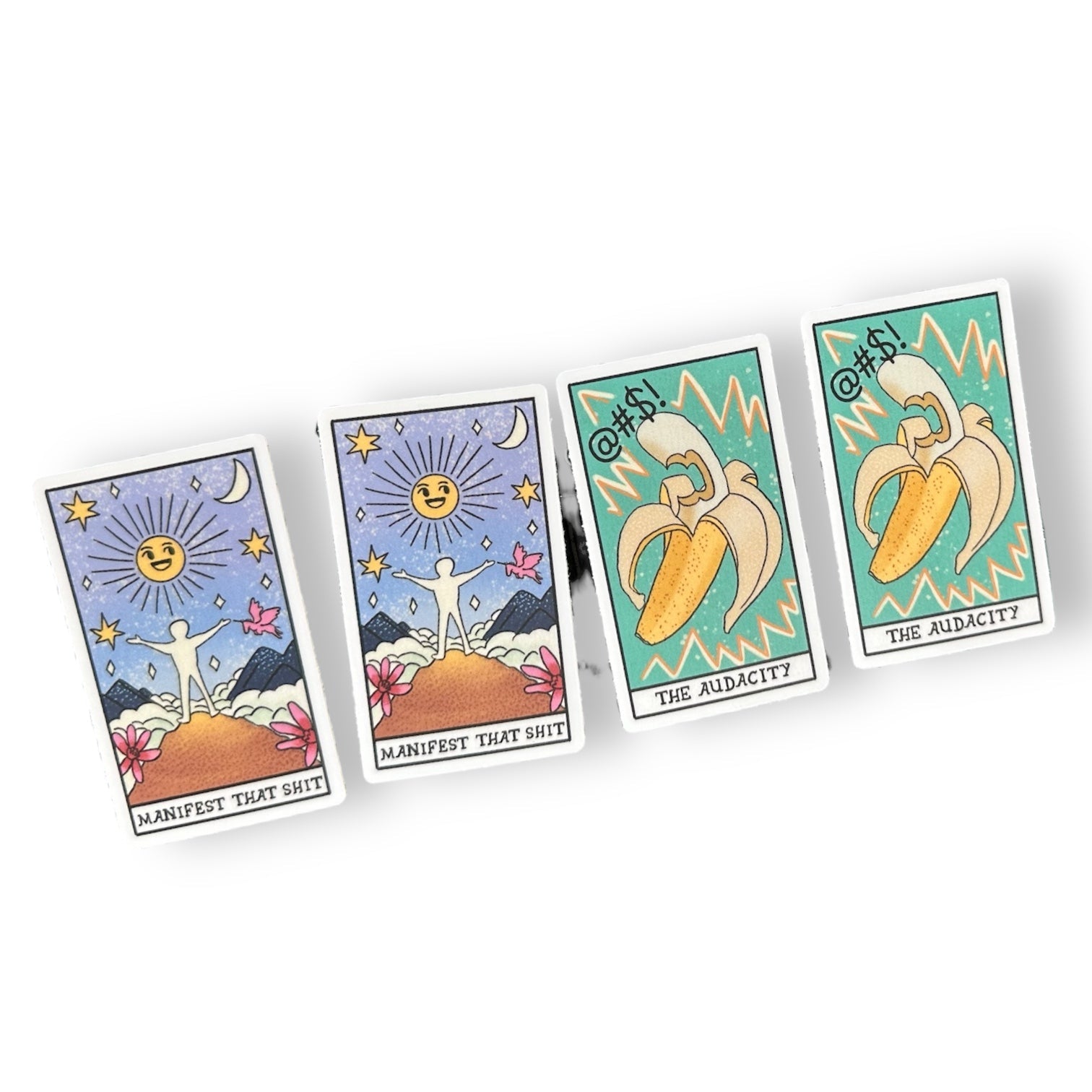 "The Audacity" Tarot Card Sticker - Wander Together Outfitters