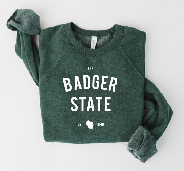“The Badger State” Wisconsin Premium Sweatshirt - Wander Together Outfitters