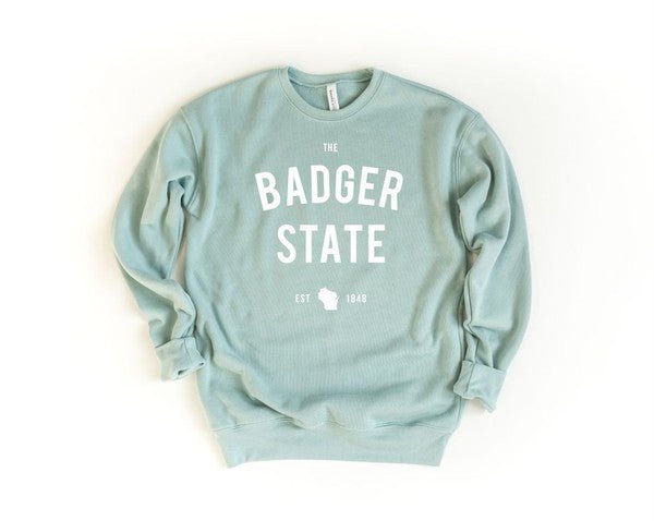 “The Badger State” Wisconsin Premium Sweatshirt - Wander Together Outfitters