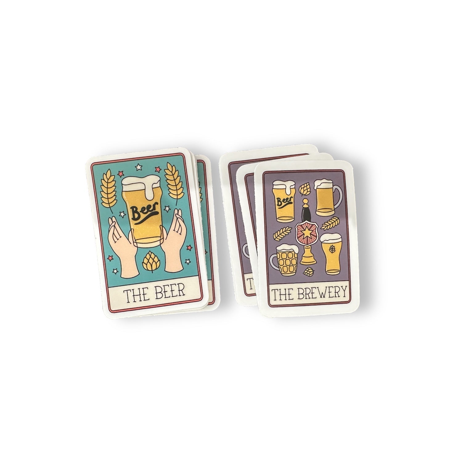 "The Beer" Tarot Card Sticker - Wander Together Outfitters