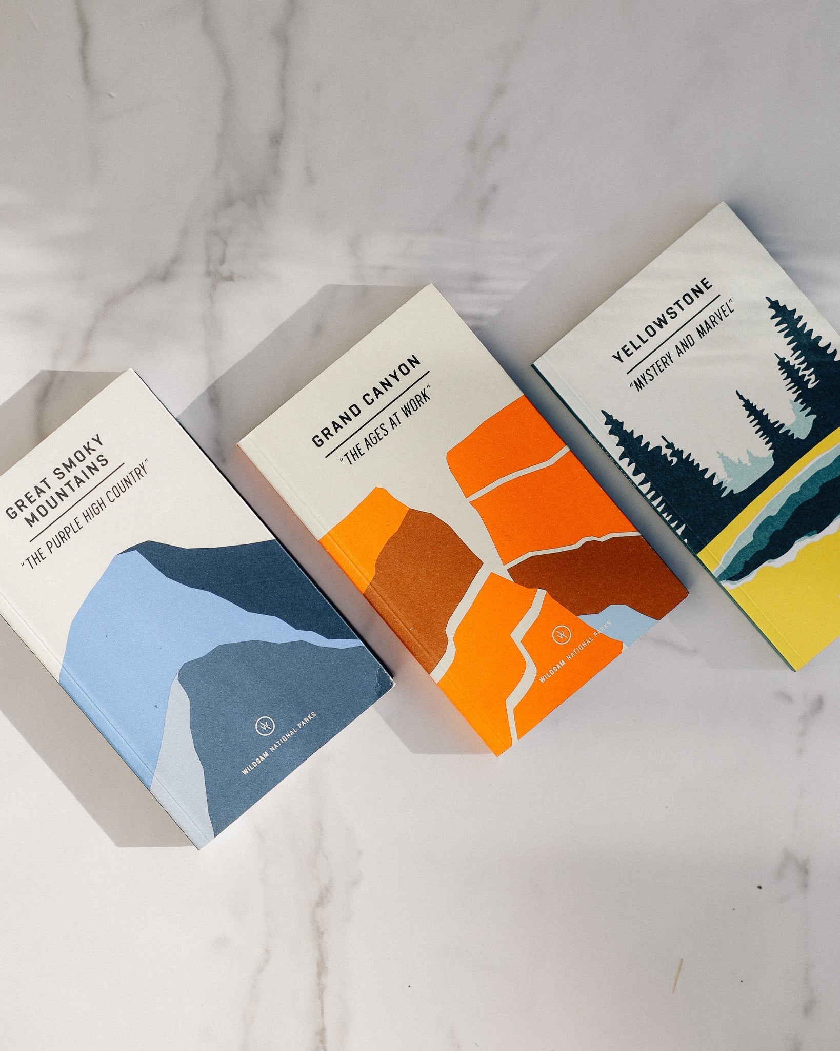 The Classic Nation Parks Field Guide Set Collection: Yellowstone, Grand Canyon, Smoky Mtns - Wander Together Outfitters