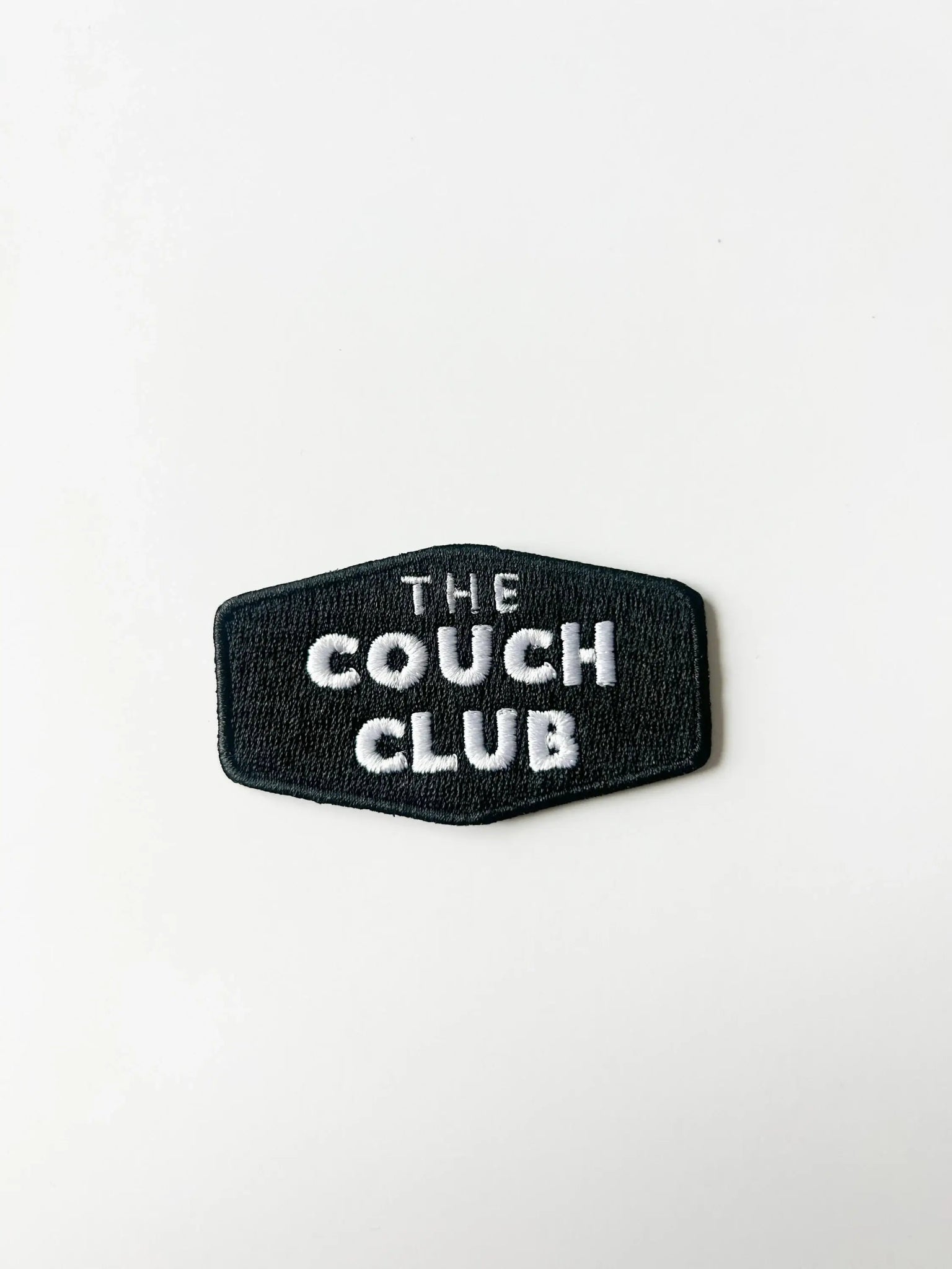 "The Couch Club" Embroidered Iron - On Patch for Homebodies - Wander Together Outfitters