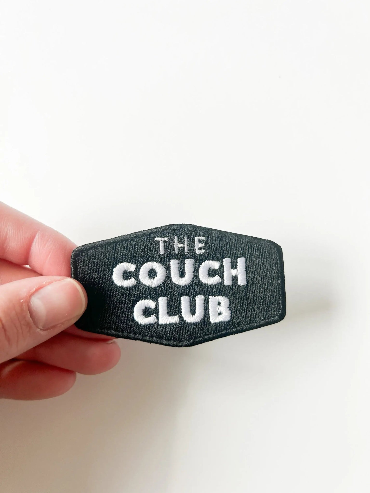 "The Couch Club" Embroidered Iron - On Patch for Homebodies - Wander Together Outfitters