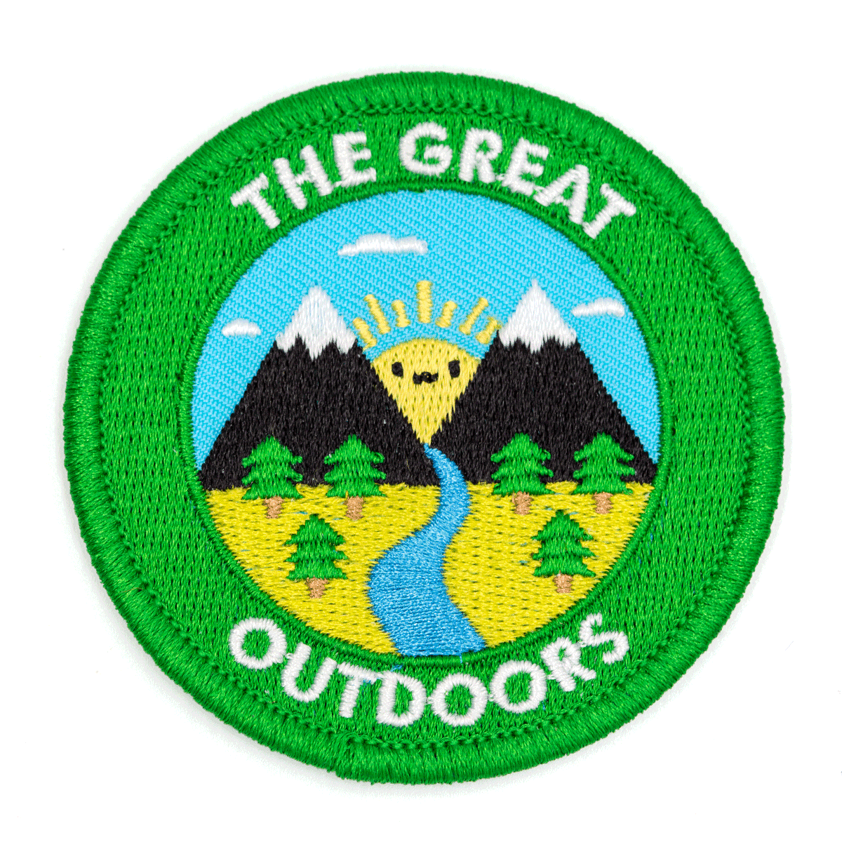 "The Great Outdoors" Embroidered Iron - On Patch - Wander Together Outfitters