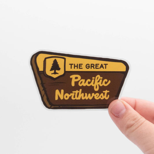 The Great Pacific Northwest Vinyl Sticker - Wander Together Outfitters