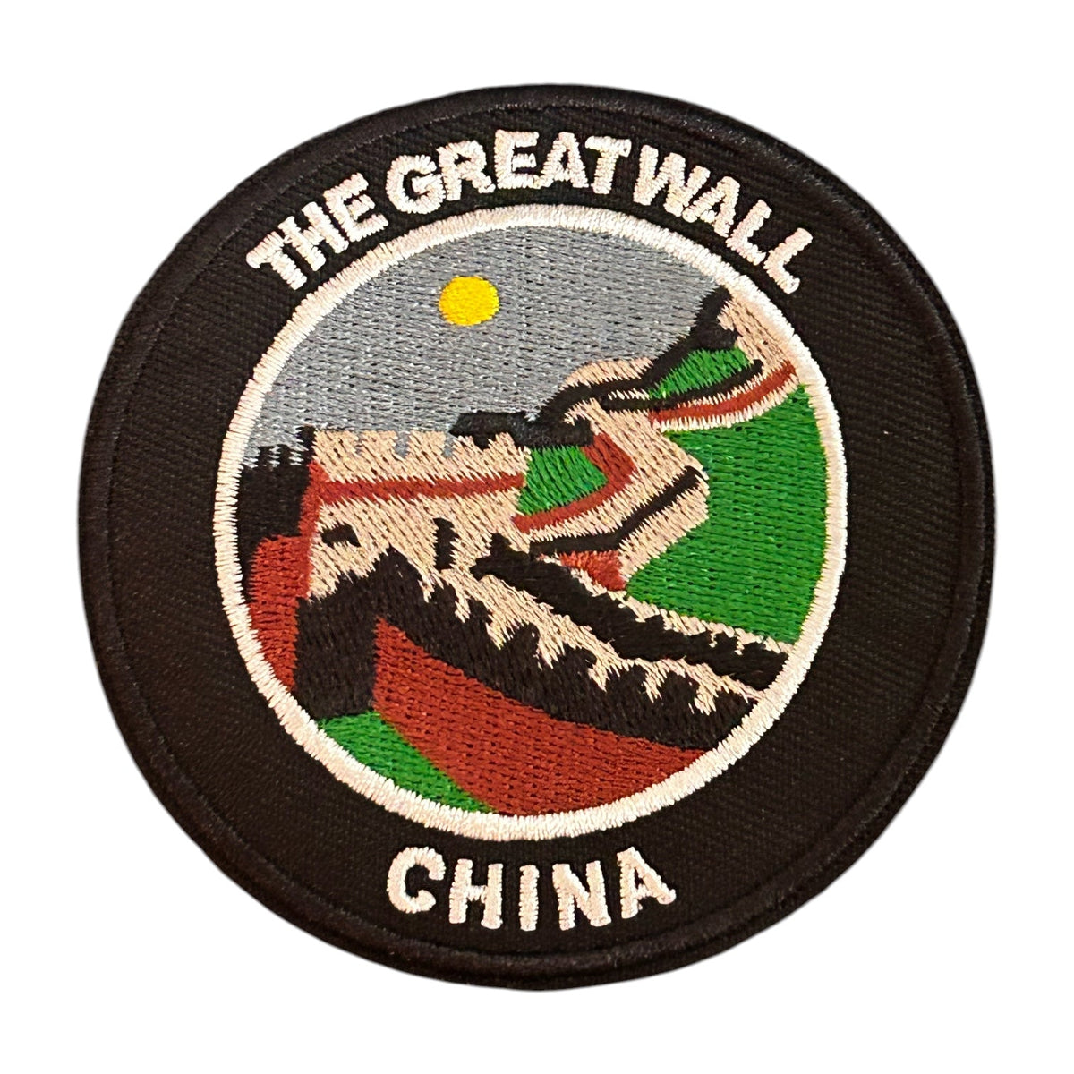 The Great Wall Of China Iron On Patch - Wander Together Outfitters