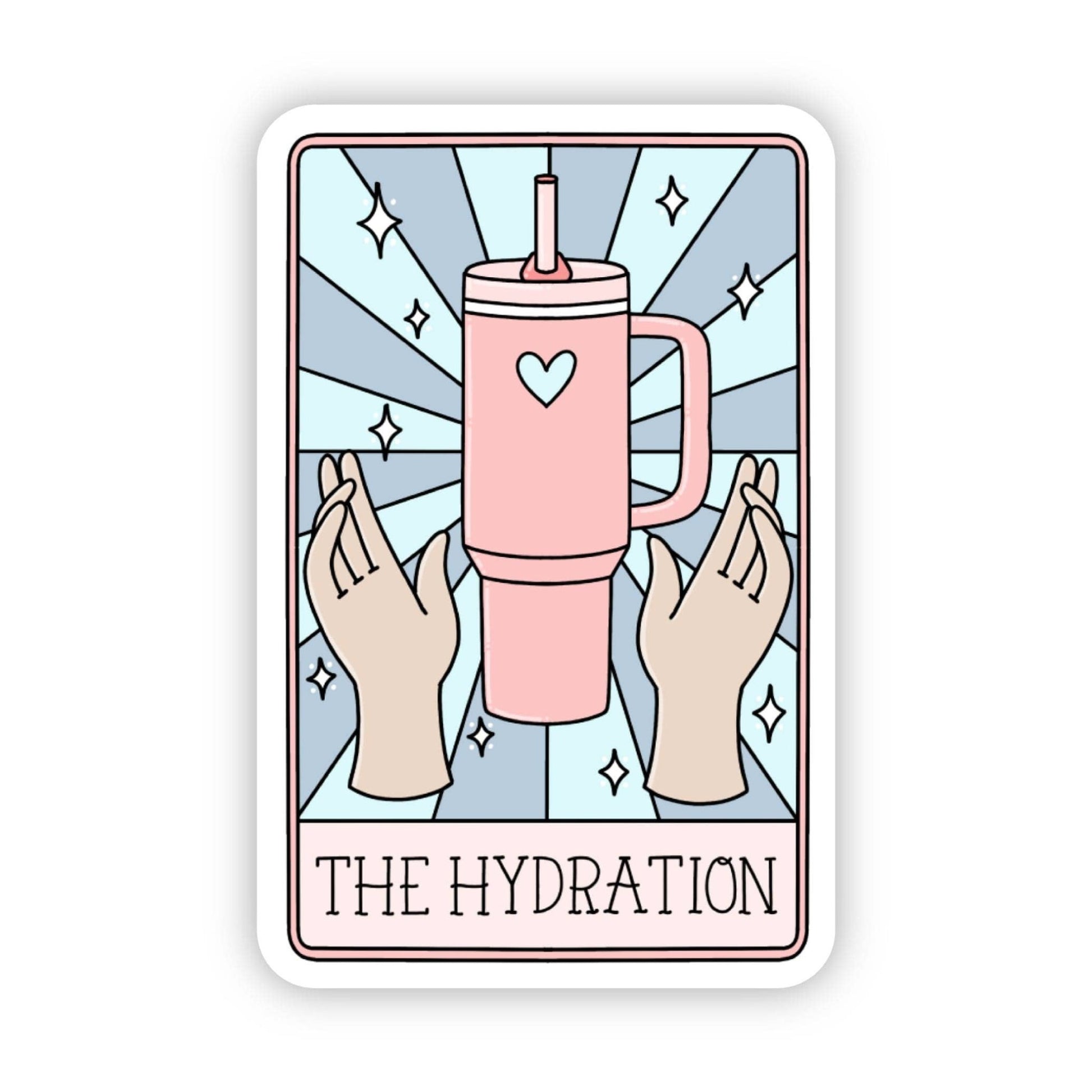 "The Hydration" Tarot Card Sticker - Wander Together Outfitters