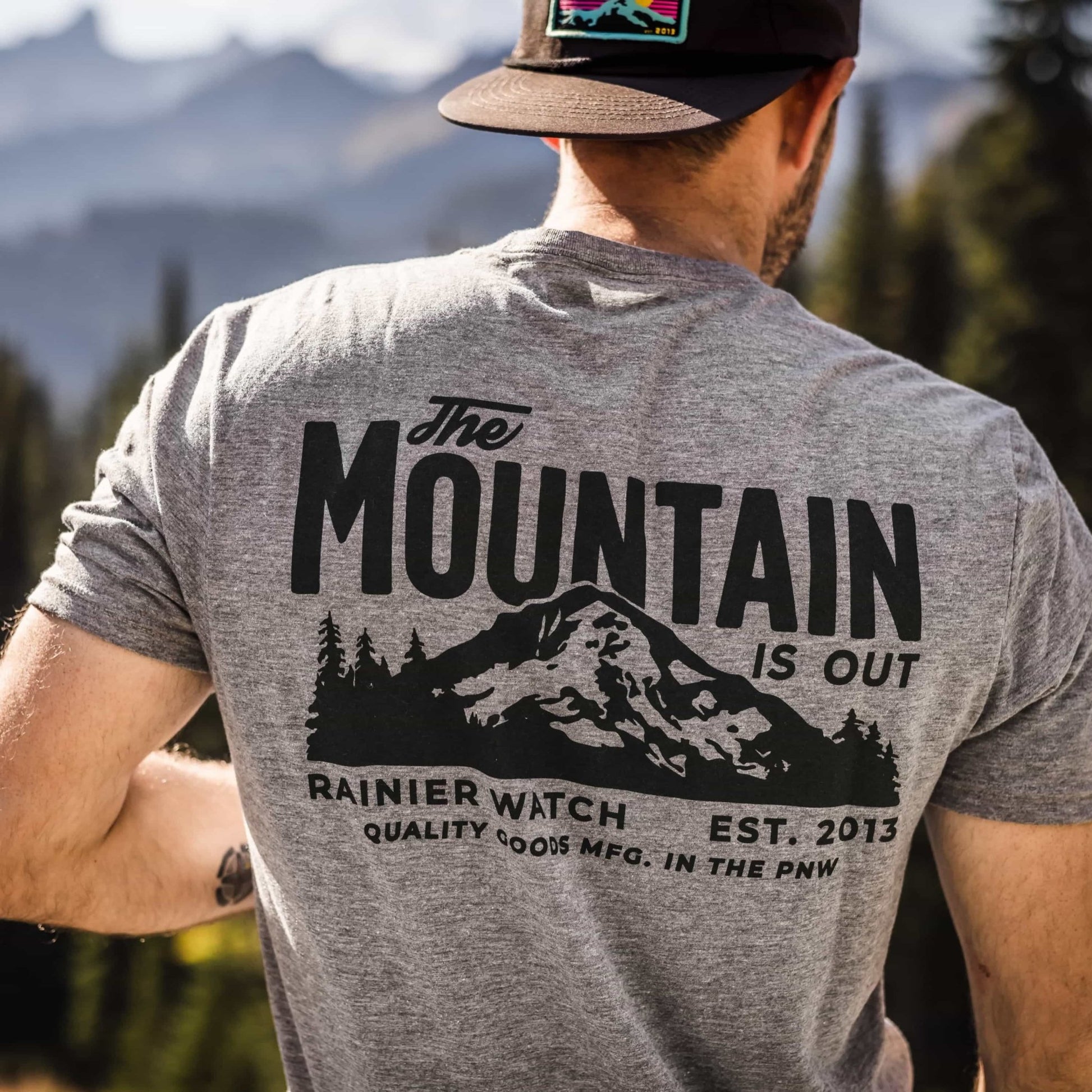 "The Mountain Is Out" Eco Tee - Unisex - Wander Together Outfitters