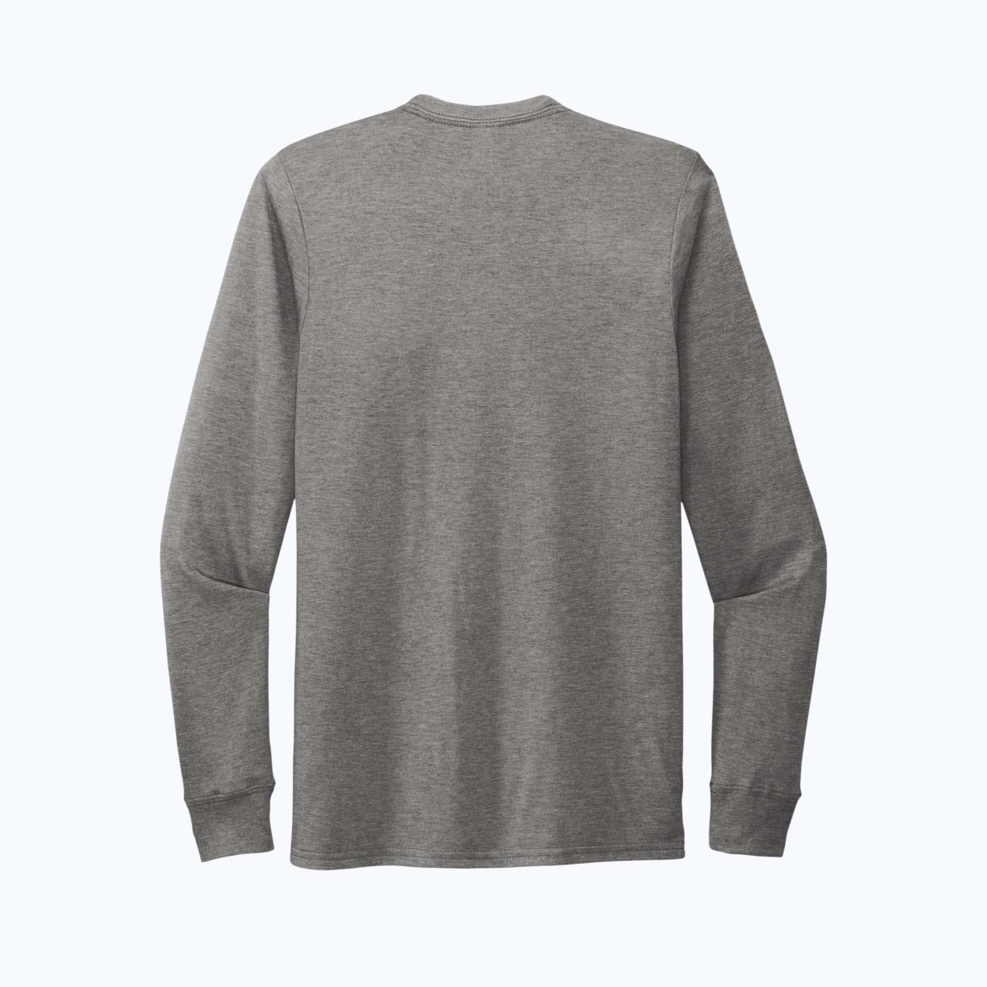 The Mountain Is Out Unisex Eco Tee - Long Sleeve (Heather Gray) - Wander Together Outfitters