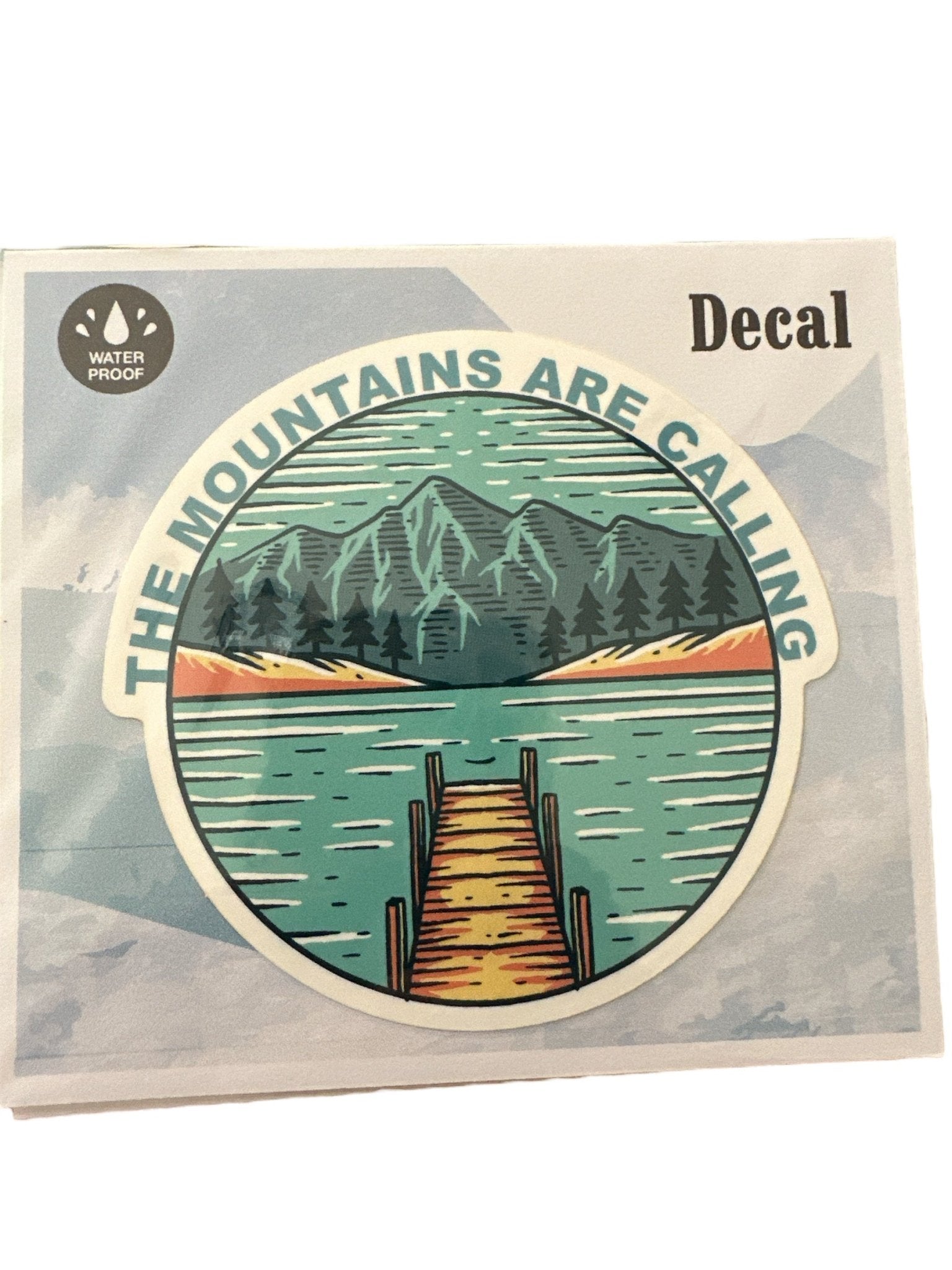 "The Mountains Are Calling" Vinyl Sticker Decal - Wander Together Outfitters