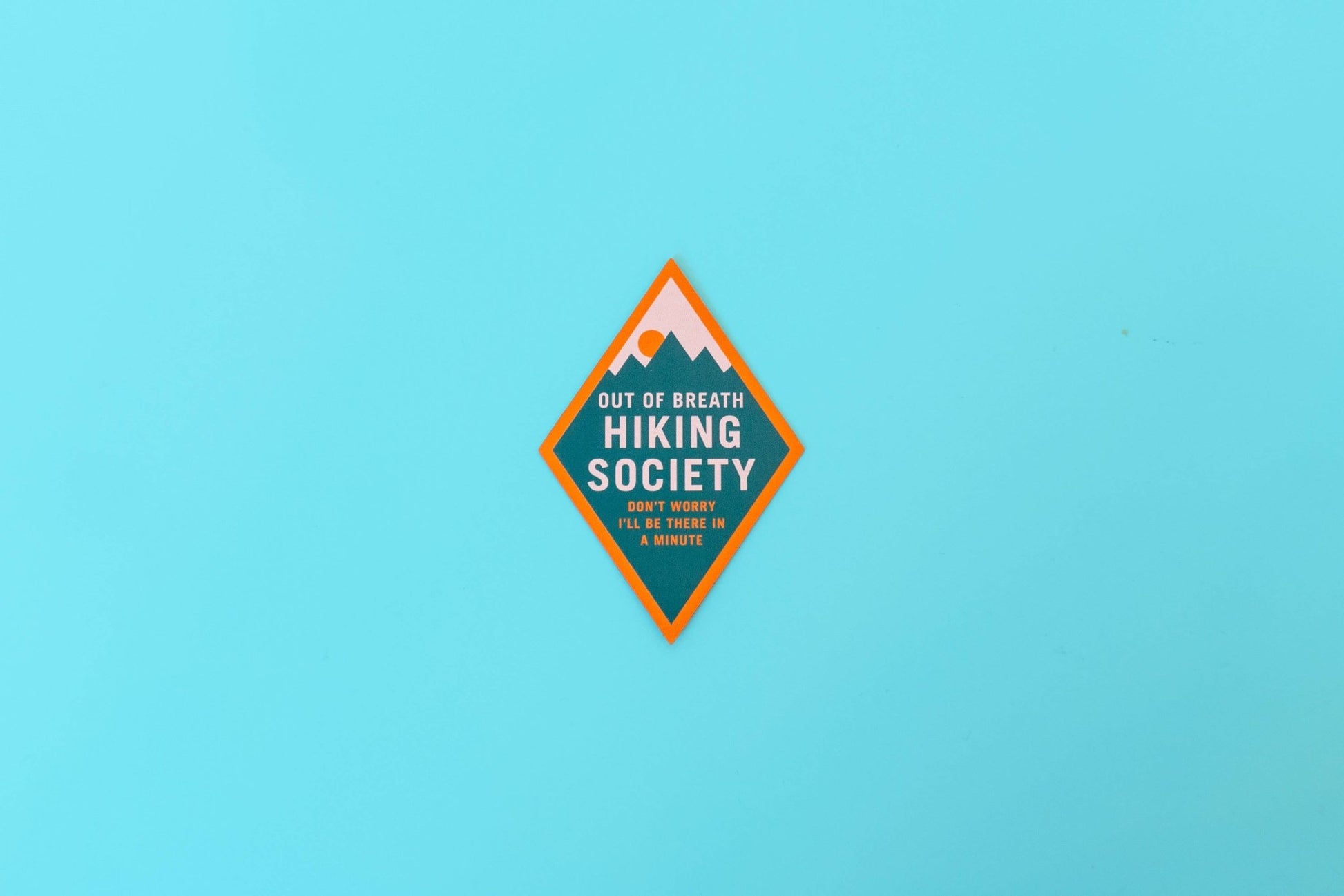 The Out of Breath Hiking Society Magnet - Wander Together Outfitters
