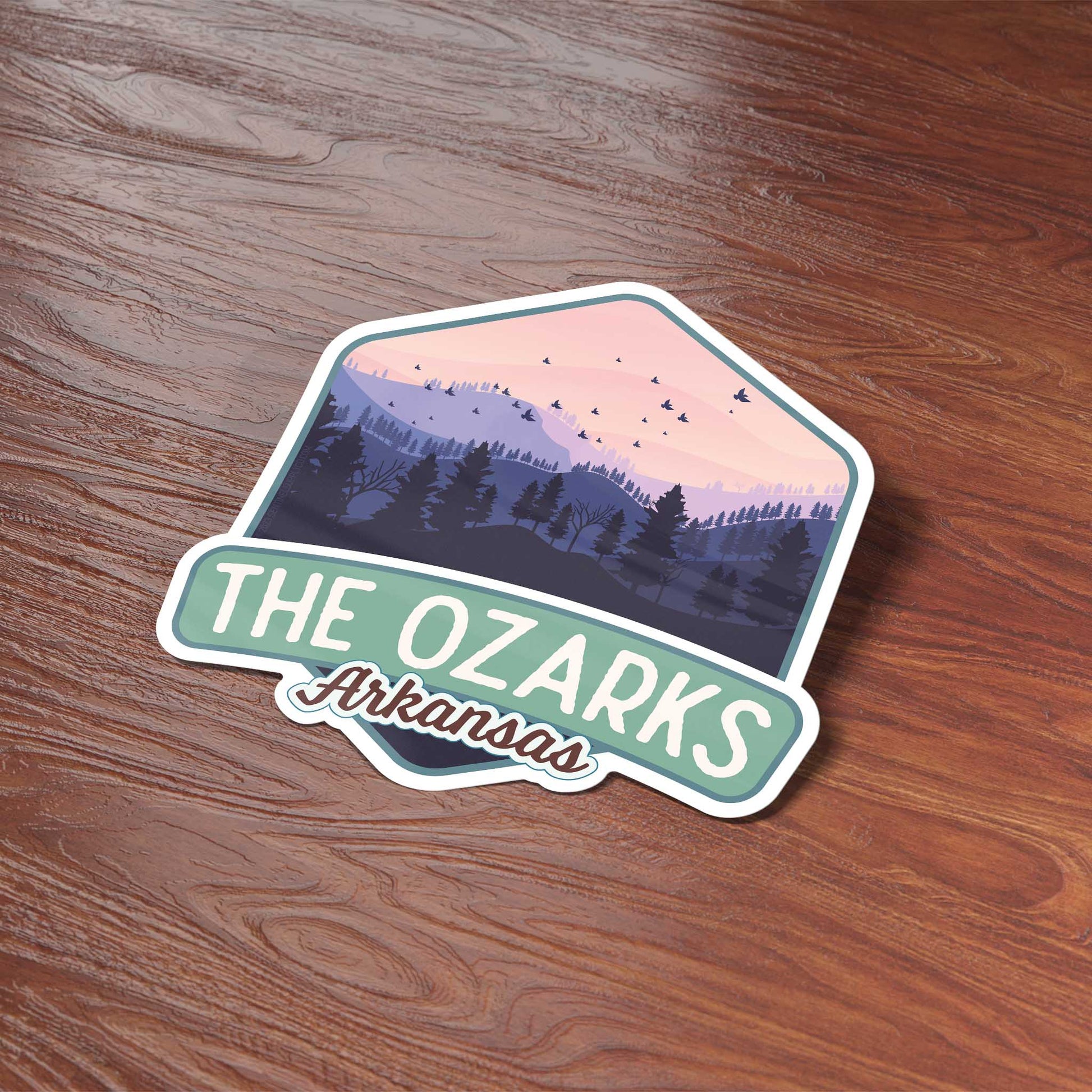"The Ozarks" Arkansas Ozarks Vinyl Sticker - Wander Together Outfitters