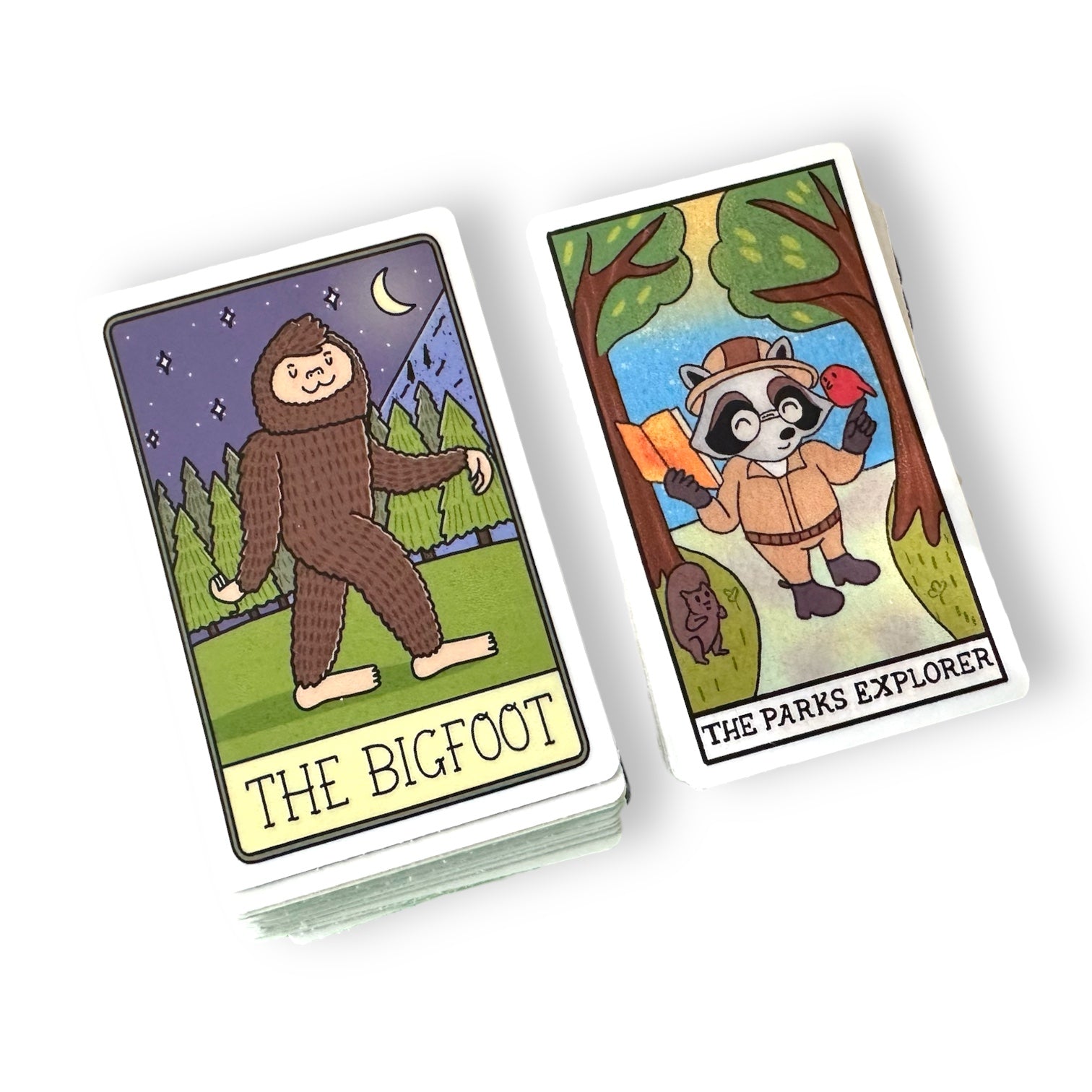 "The Parks Explorer" Tarot Card Sticker - Wander Together Outfitters