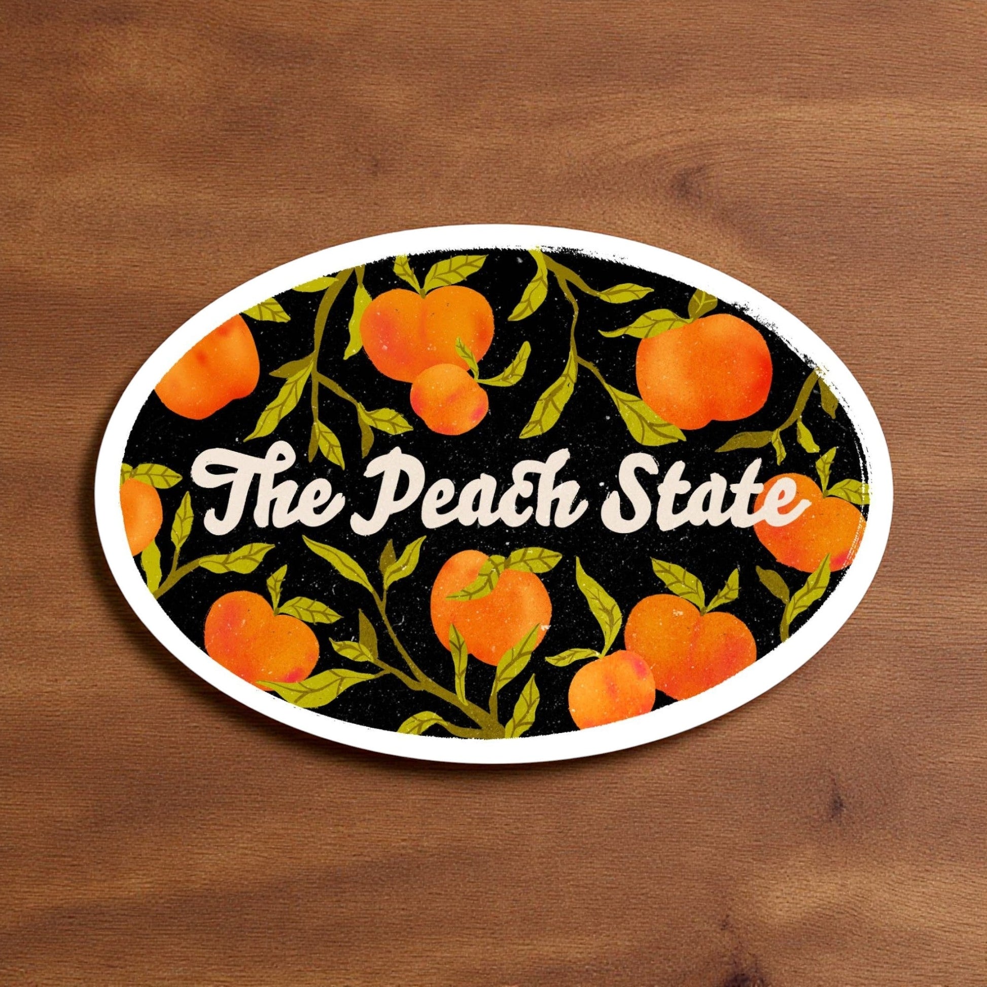 "The Peach State" Georgia Sticker - Wander Together Outfitters