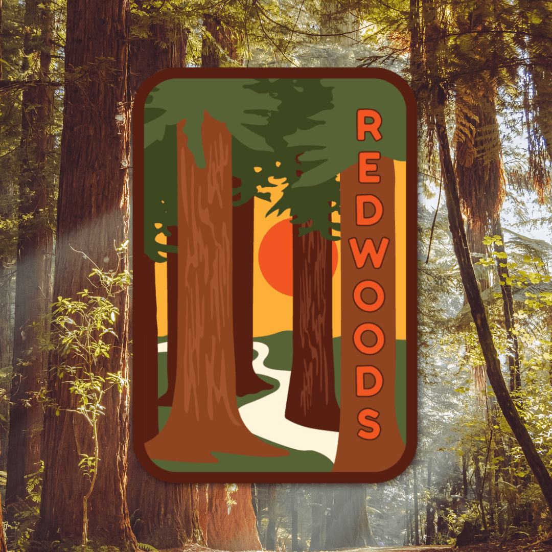 The Redwoods Vinyl Sticker - Wander Together Outfitters