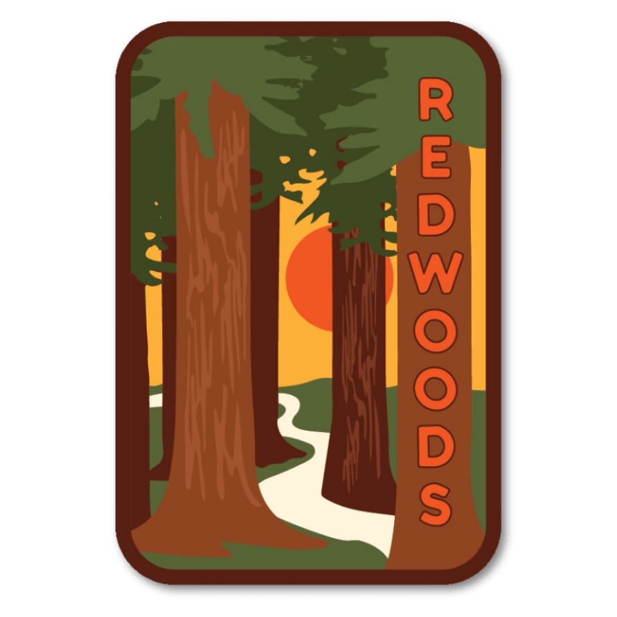 The Redwoods Vinyl Sticker - Wander Together Outfitters