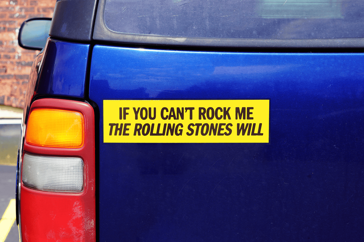 The Rolling Stones Bumper Sticker - Wander Together Outfitters
