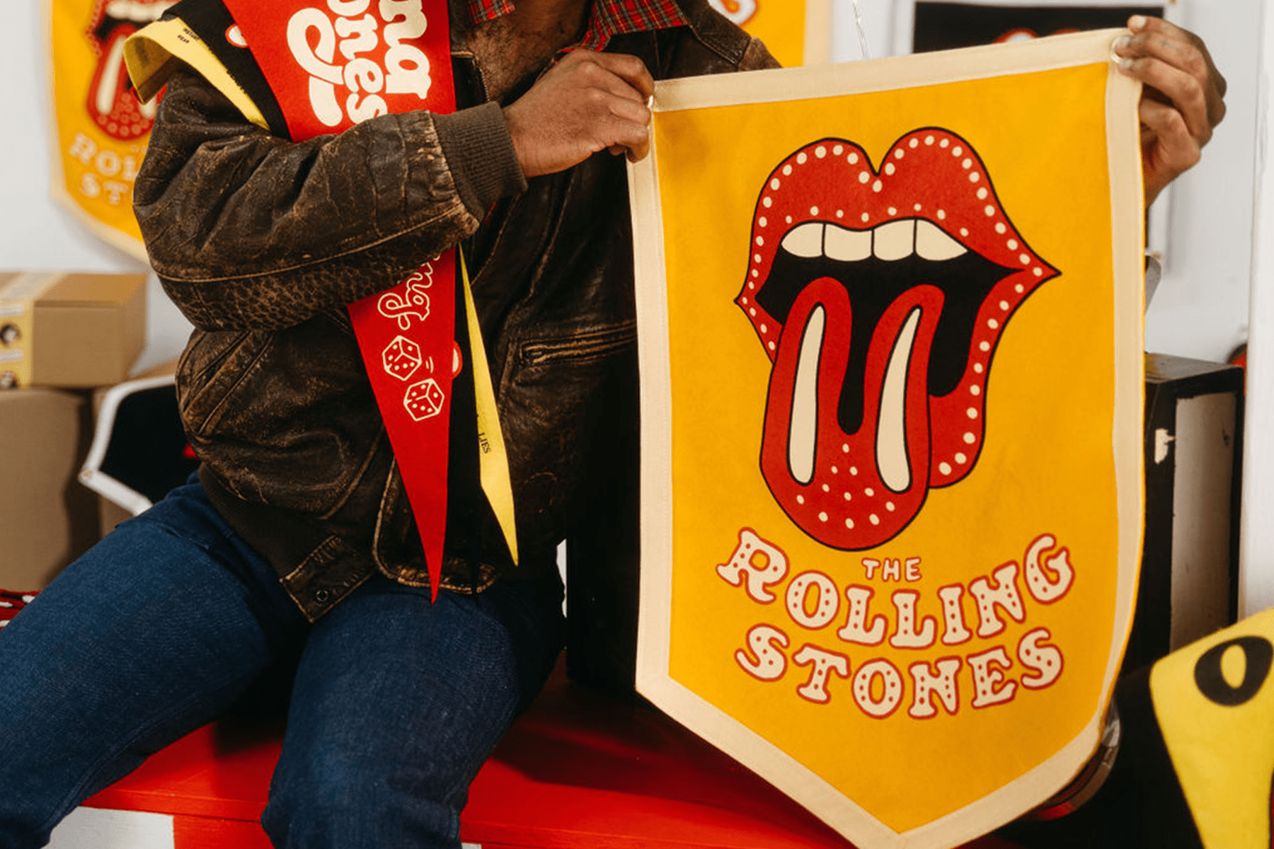 The Rolling Stones Camp Flag - Wander Together Outfitters