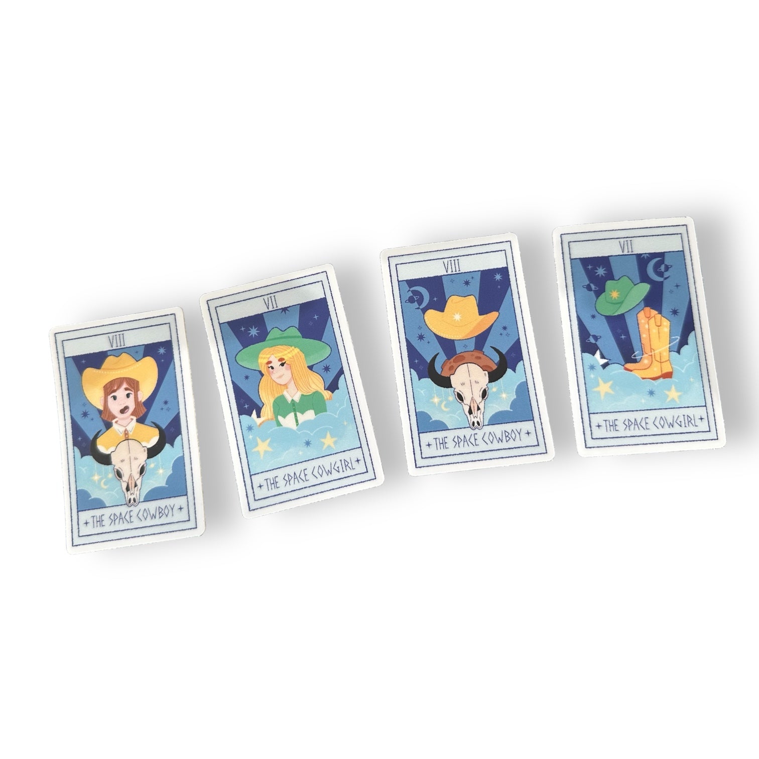 "The Space Cowboy" Tarot Card Sticker (Wild West) - Wander Together Outfitters