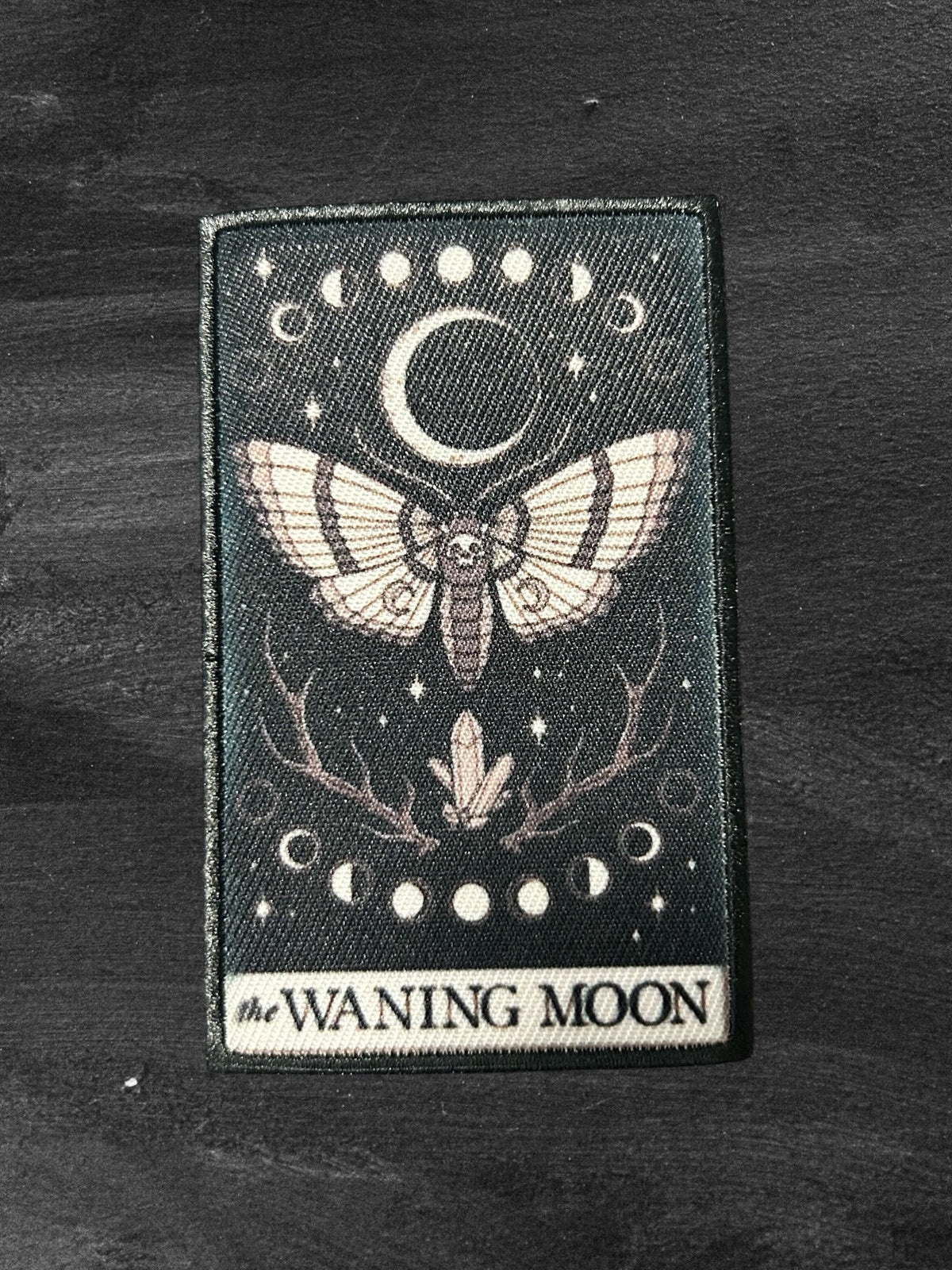 The Waning Moon Tarot Iron On Patch - Wander Together Outfitters