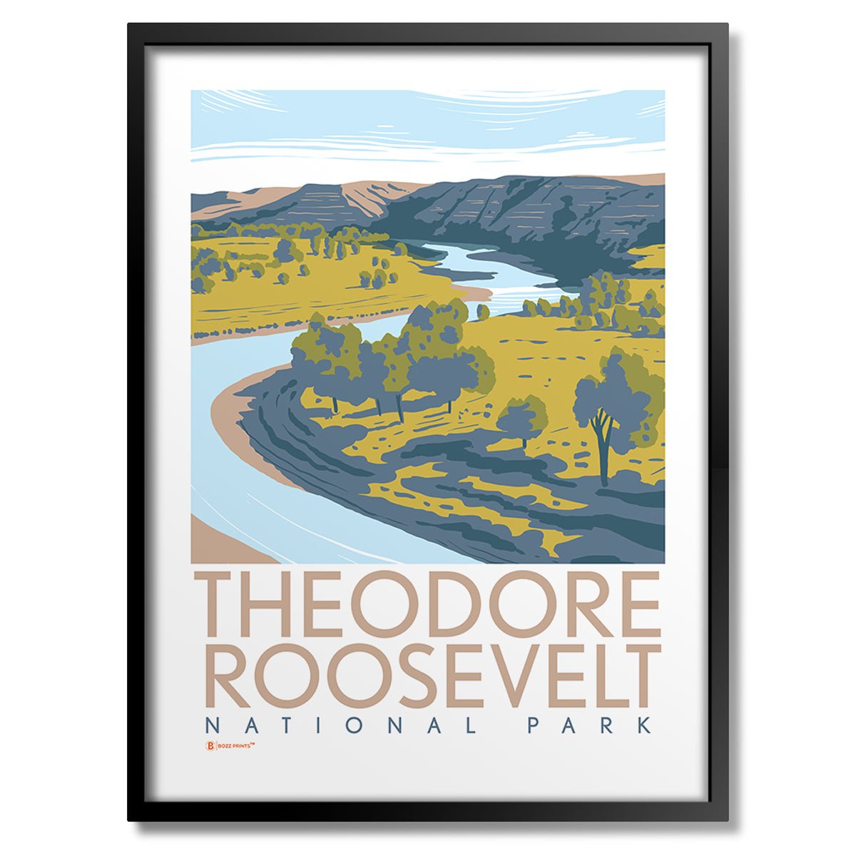 Theodore Roosevelt National Park Overlook Print - Wander Together Outfitters