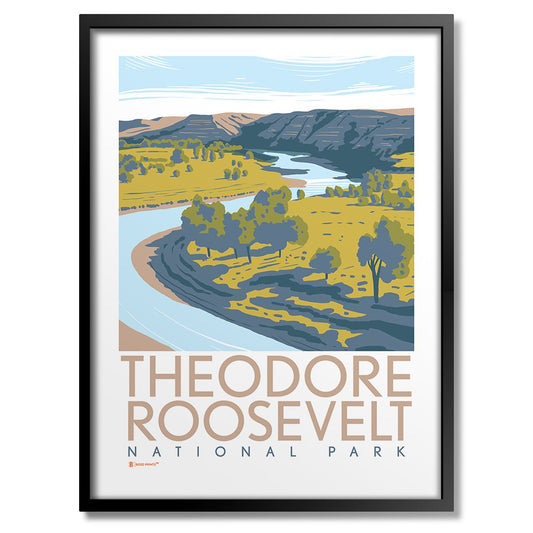 Theodore Roosevelt National Park Overlook Print - Wander Together Outfitters
