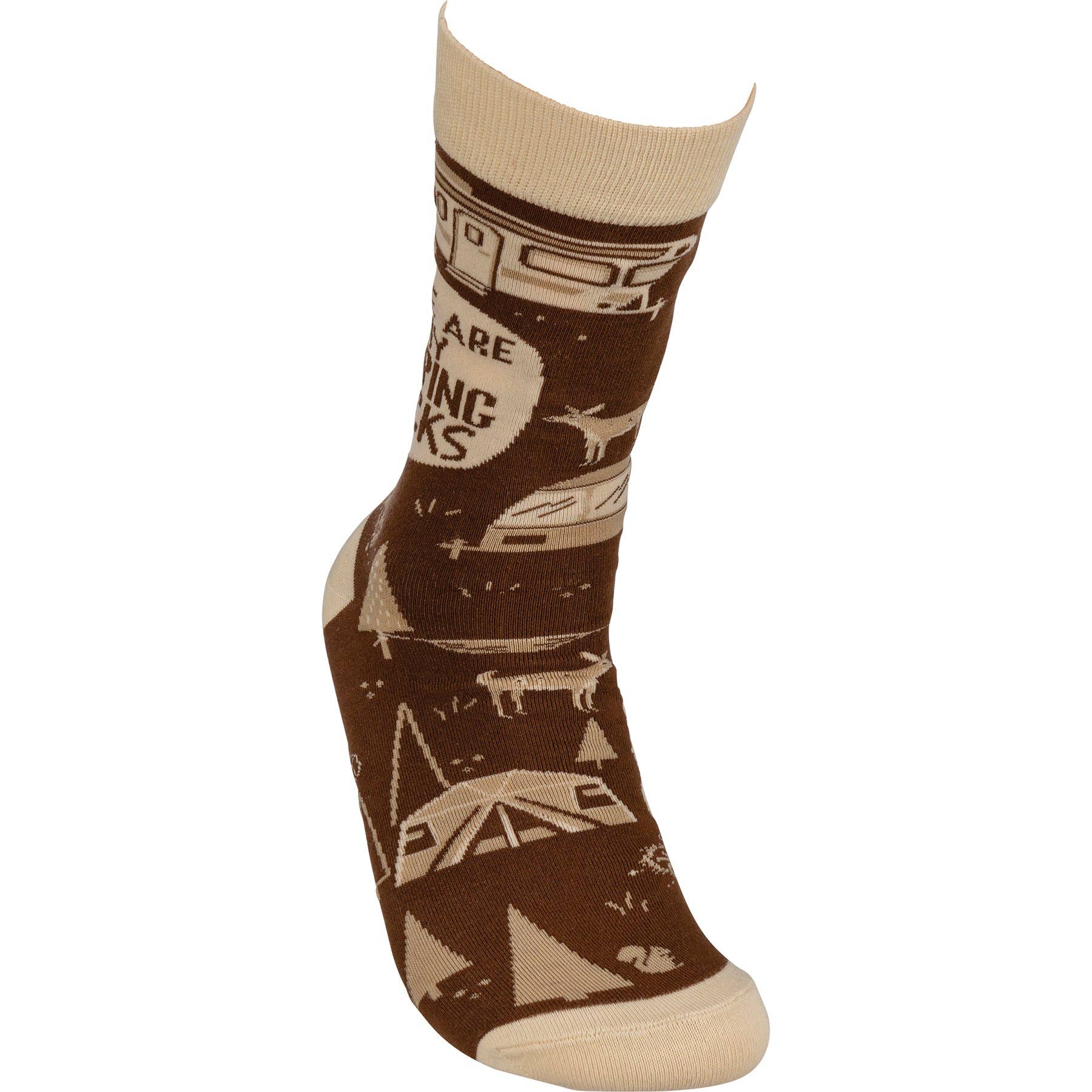 “These Are My Camping Socks” Unisex Socks - Wander Together Outfitters