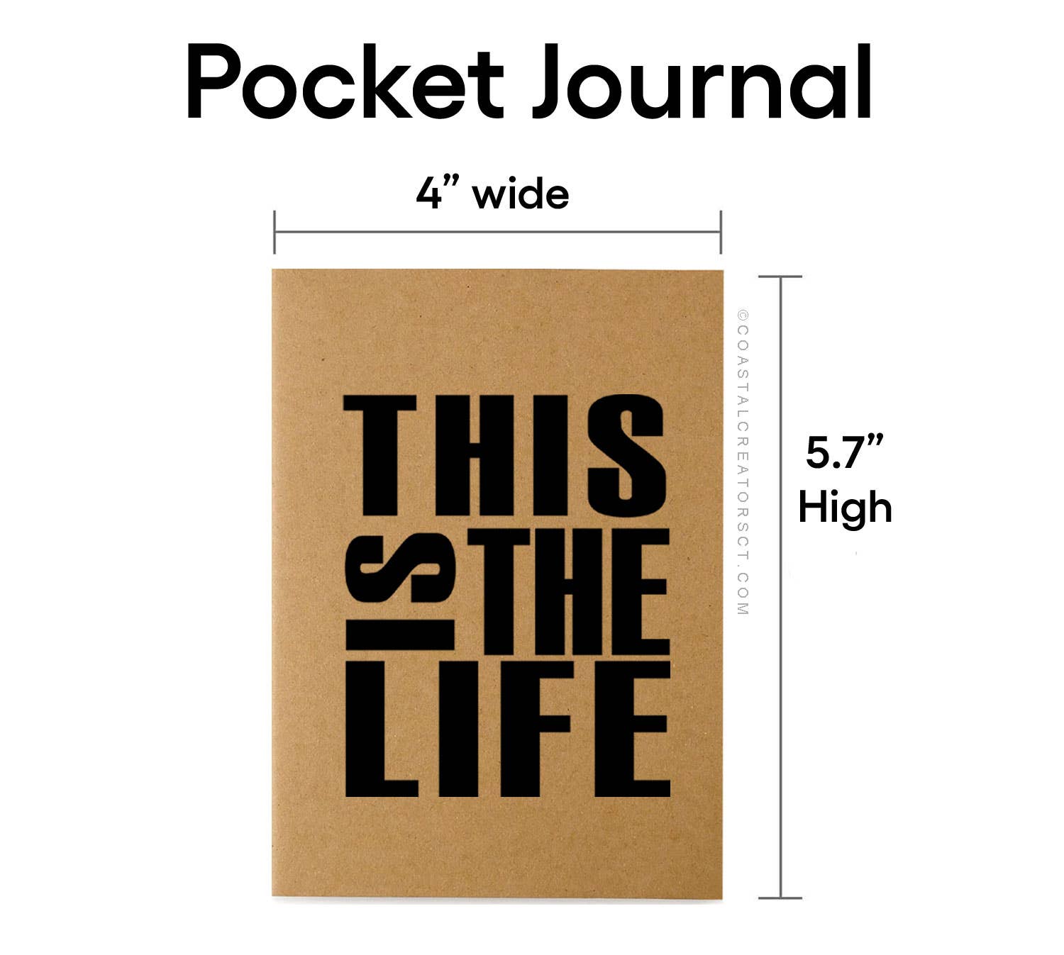 "This is the Life" 48 - Page Pocket Journal Notebook - Wander Together Outfitters