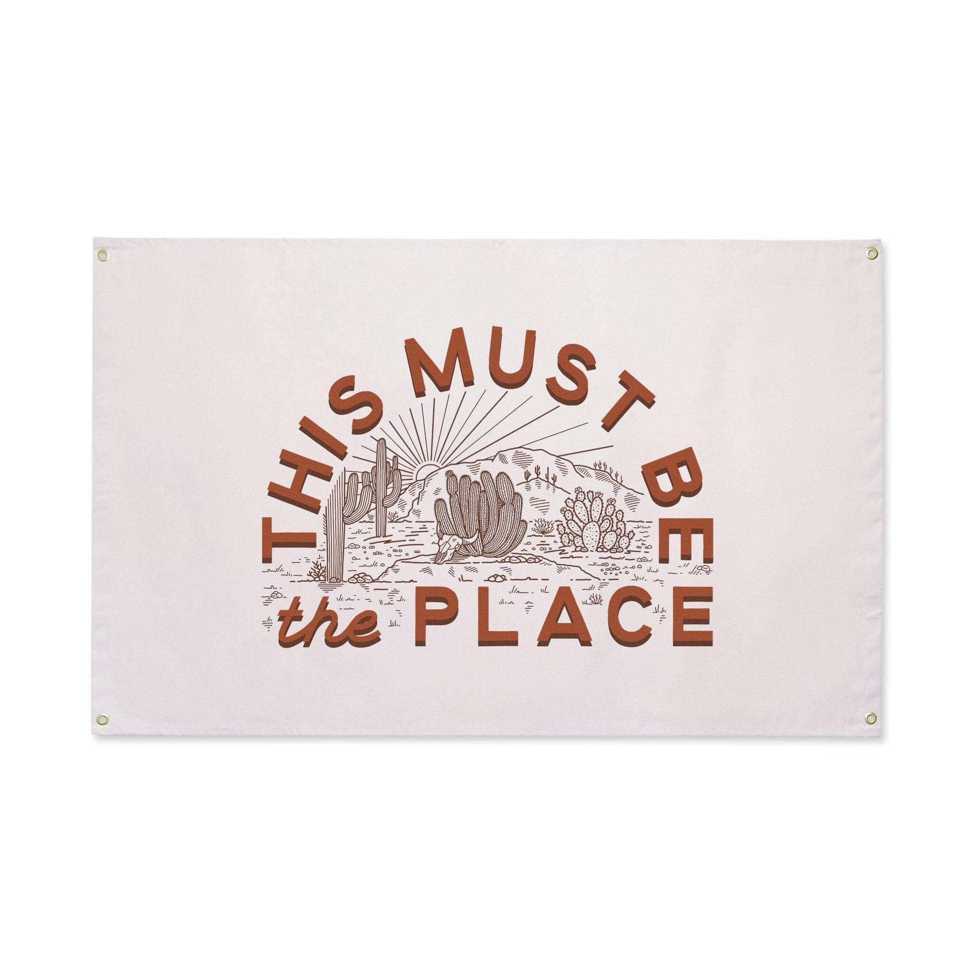 This Must Be The Place Canvas Flag - Wander Together Outfitters