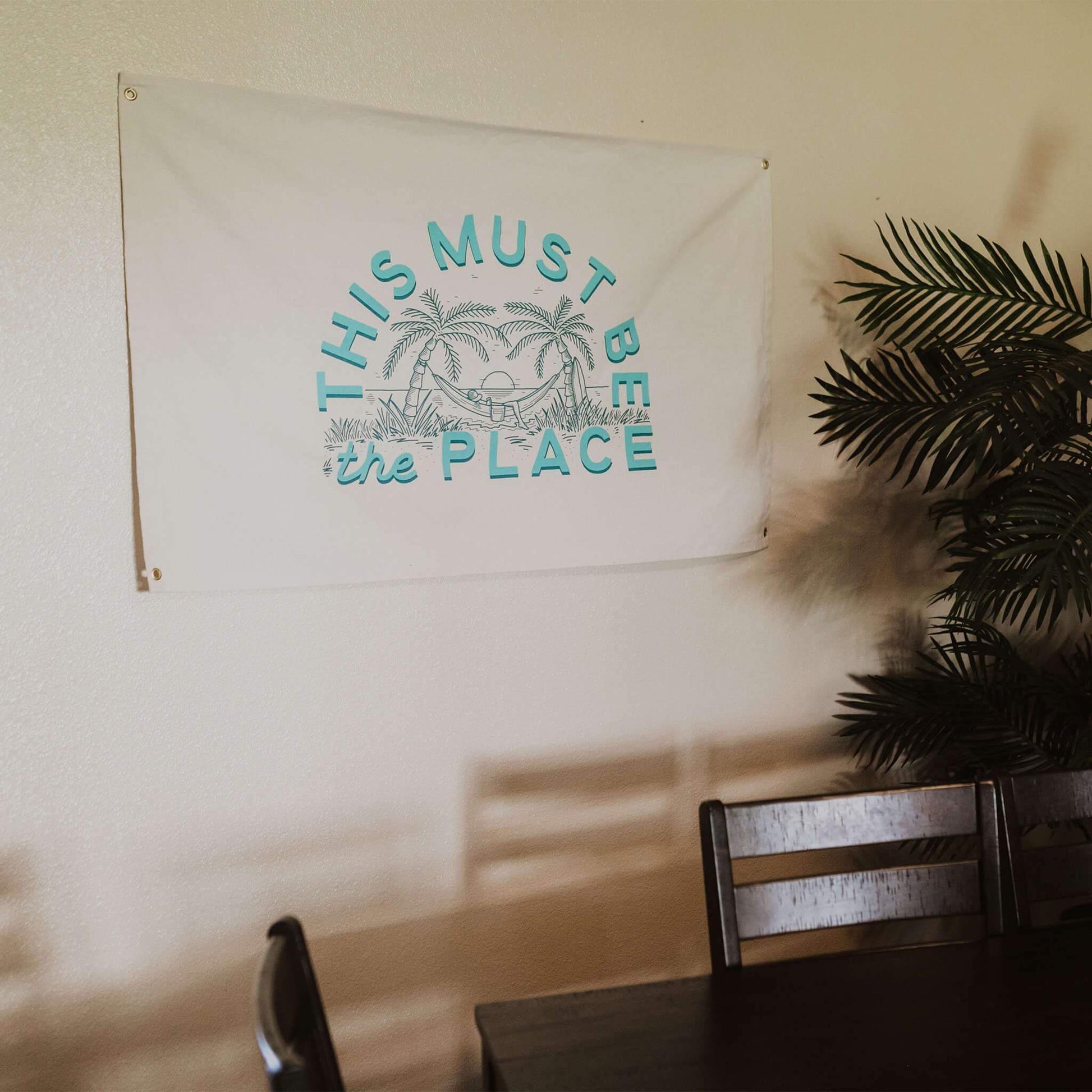 This Must Be The Place Canvas Flag - Wander Together Outfitters