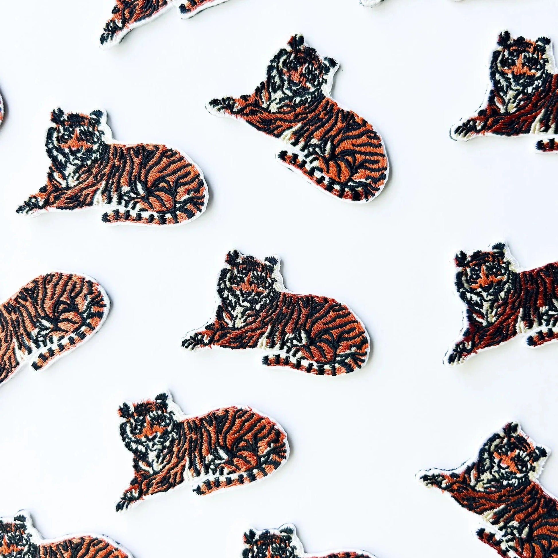 Tiger Embroidered Iron - On Patch - Wander Together Outfitters