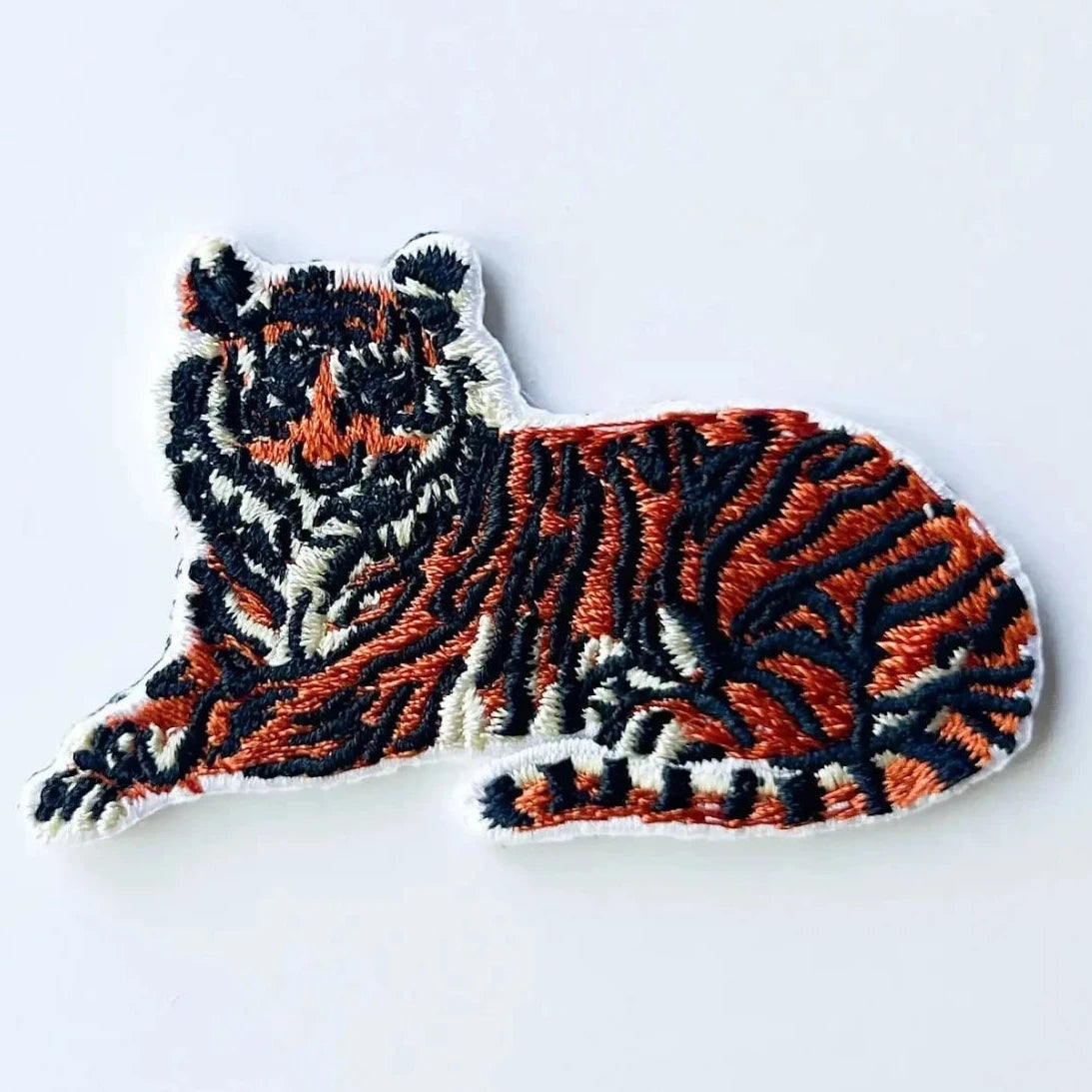 Tiger Embroidered Iron - On Patch - Wander Together Outfitters