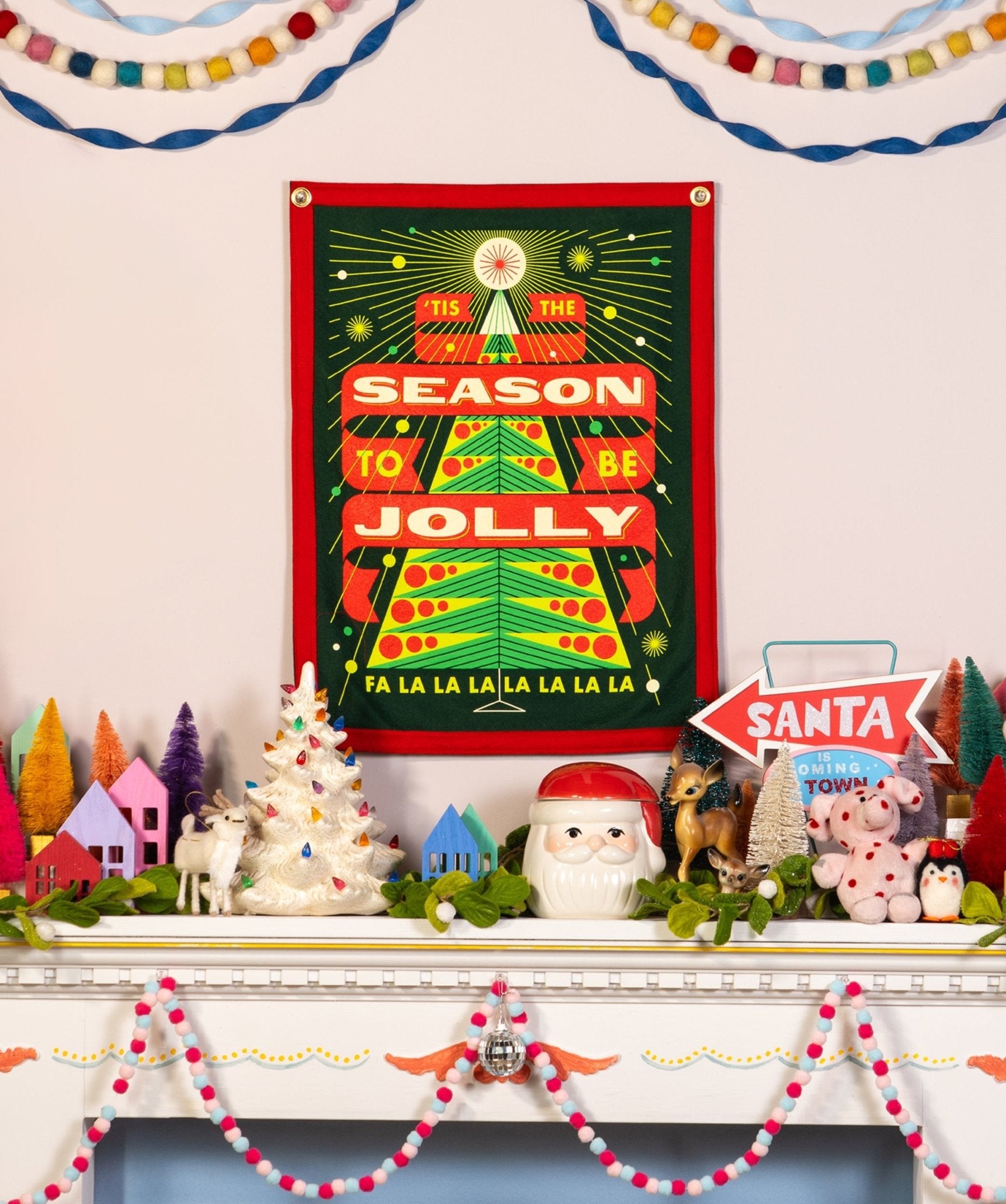 "'Tis the Season To Be Jolly" Camp Flag (Limited Quantity!) - Wander Together Outfitters