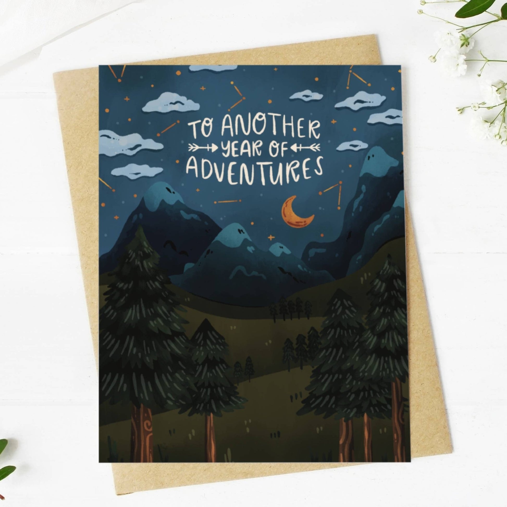 "To Another Year Of Adventures" Greeting Card - Wander Together Outfitters