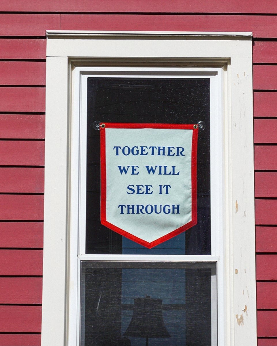 “Together We Will See It Through” Camp Flag - Wander Together Outfitters