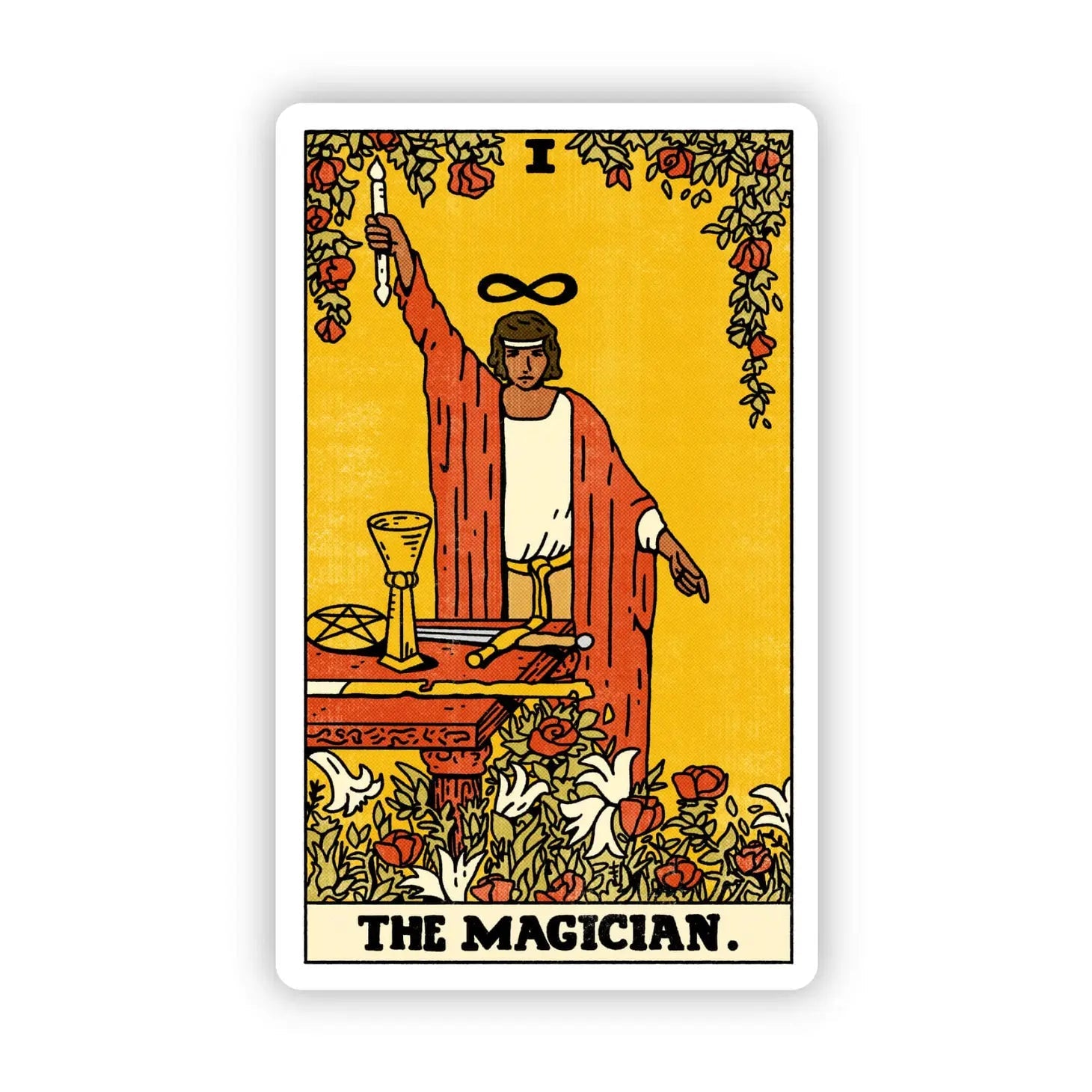 Traditional Tarot Card Vinyl Stickers Collection - Wander Together Outfitters