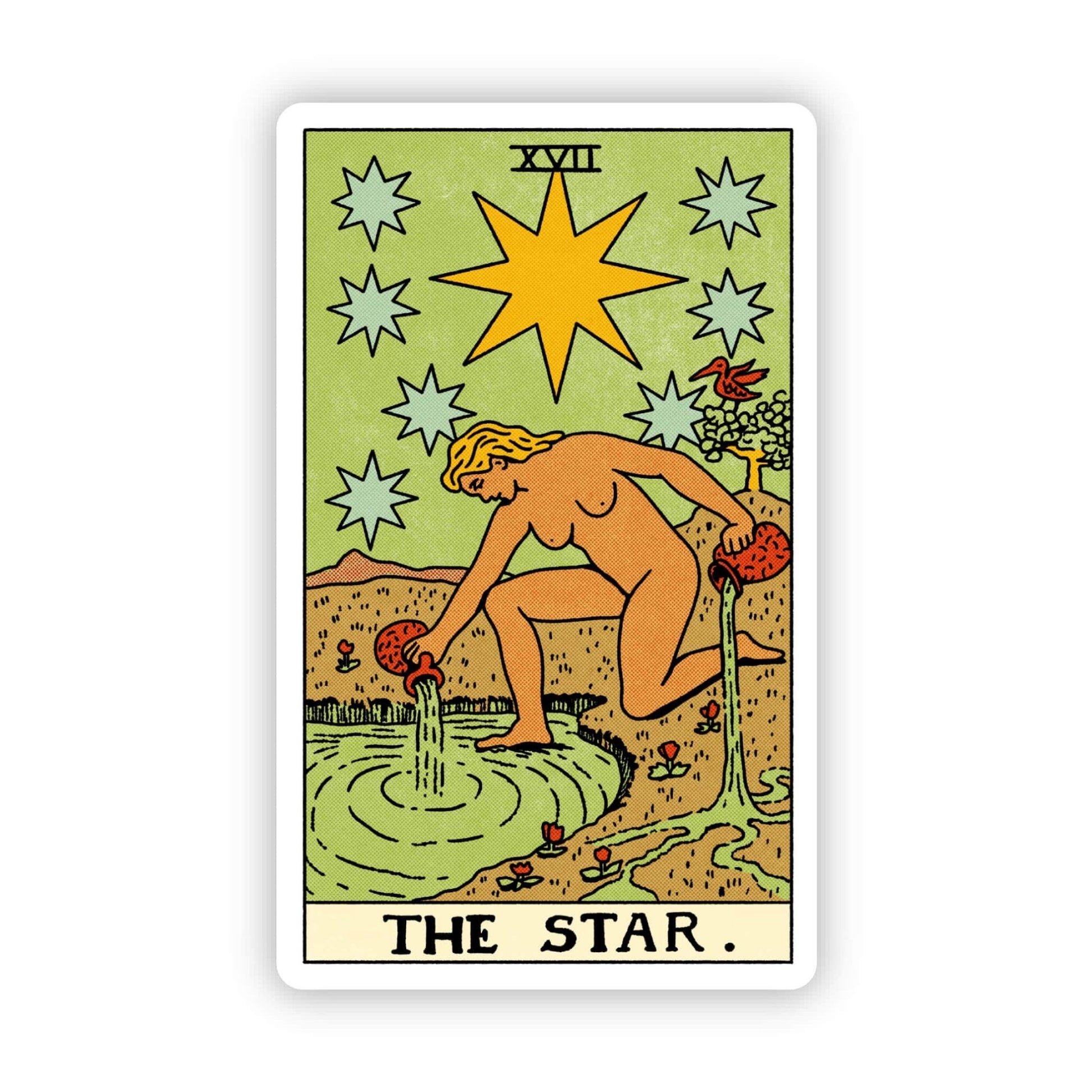 Traditional Tarot Card Vinyl Stickers Collection - Wander Together Outfitters