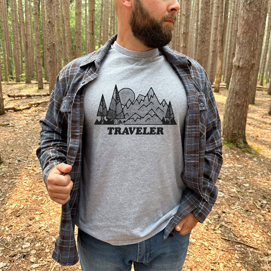 “Traveler” Mountains Unisex T-Shirt (Last Chance Clearance!) - Wander Together Outfitters