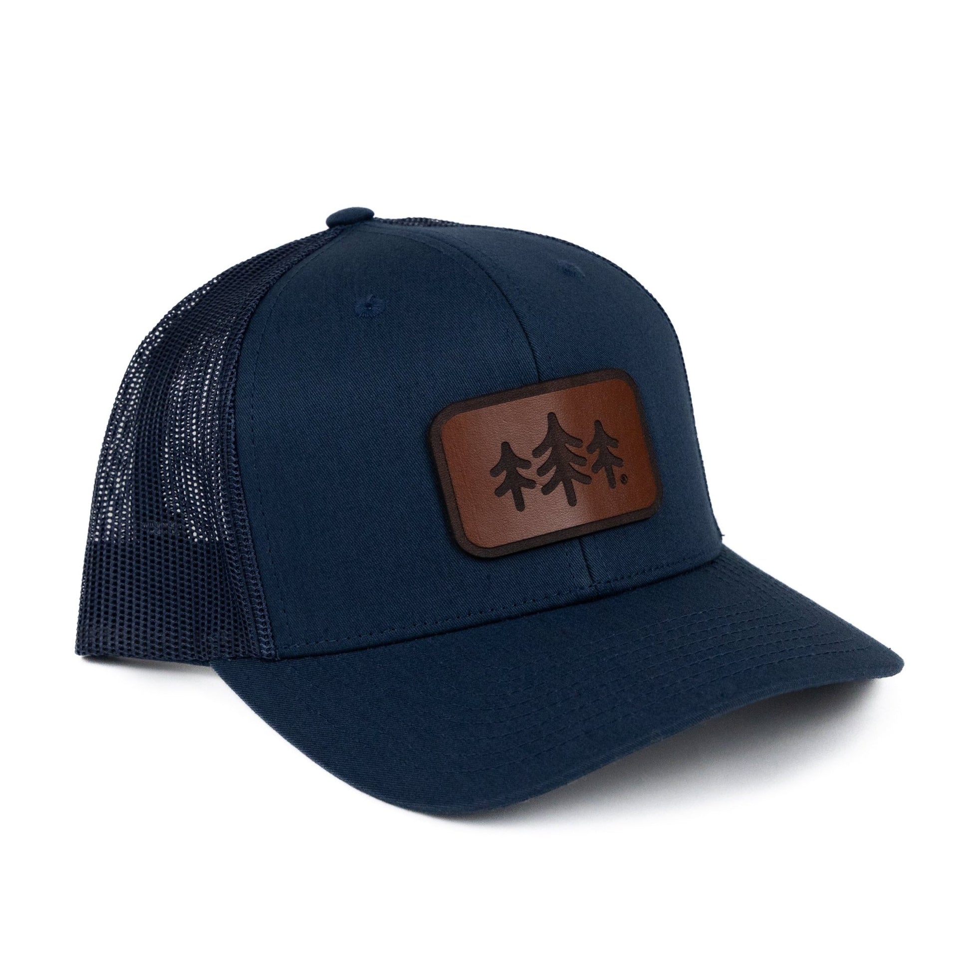 TriPine Leather Patch Trucker Hat - Wander Together Outfitters