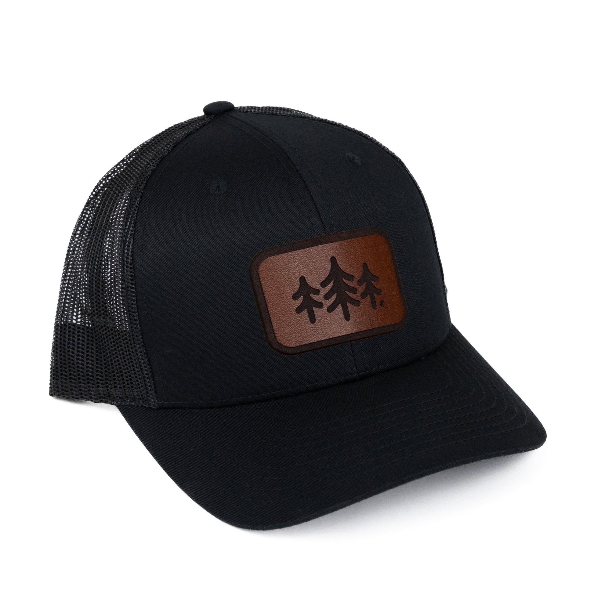 TriPine Leather Patch Trucker Hat - Wander Together Outfitters