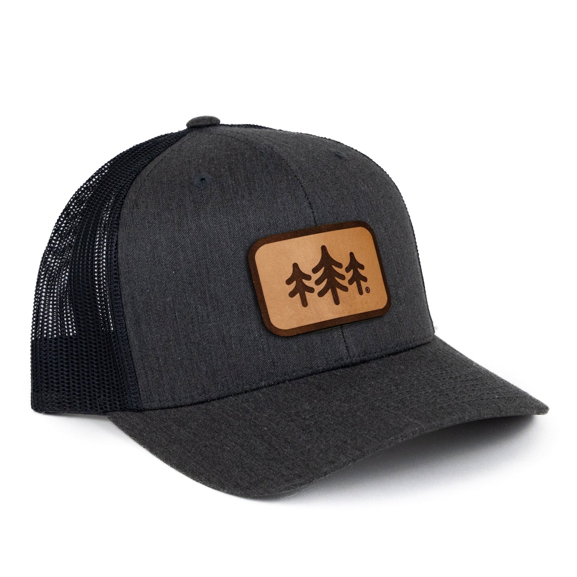 TriPine Leather Patch Trucker Hat - Wander Together Outfitters
