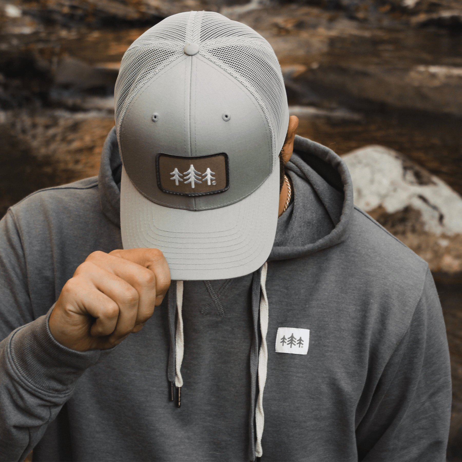 TriPine Patch Trucker Hat - Wander Together Outfitters