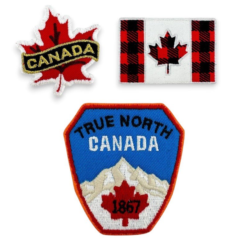 "True North Canada" Iron On Embroidered Patch - Wander Together Outfitters